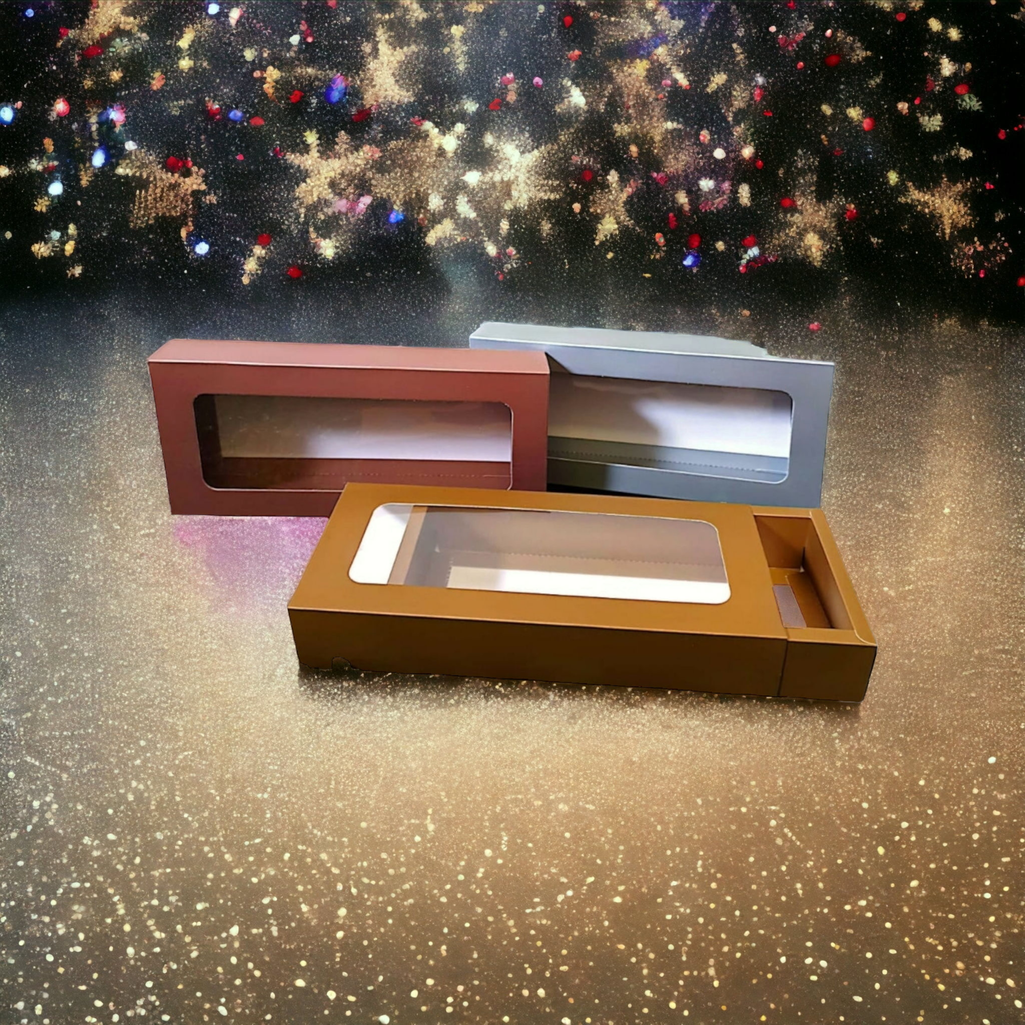 Gift Biscuit Paper Box with Slide Cover 27x12x4.7cm