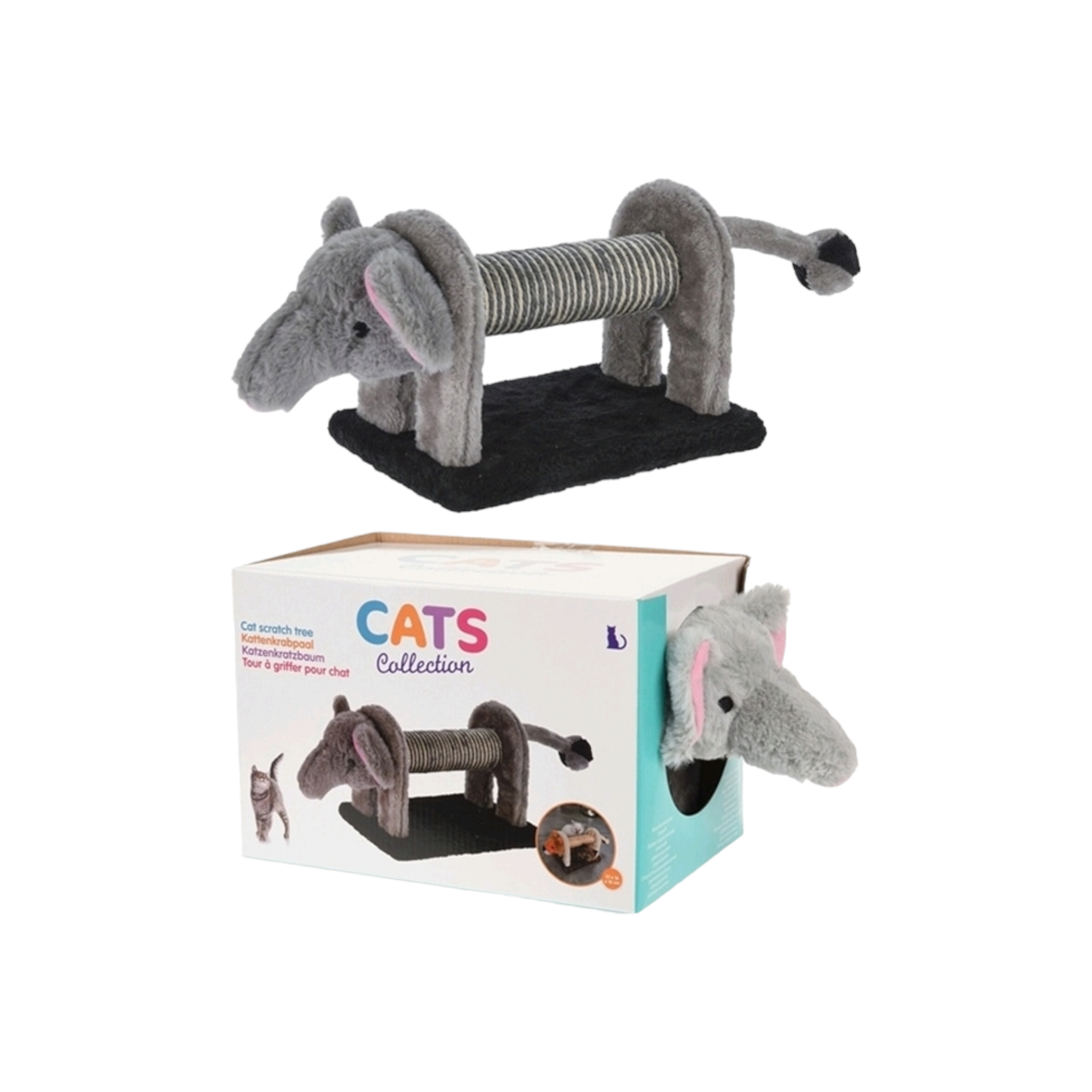 Elephant Shaped Pet Cat Scratcher 21294