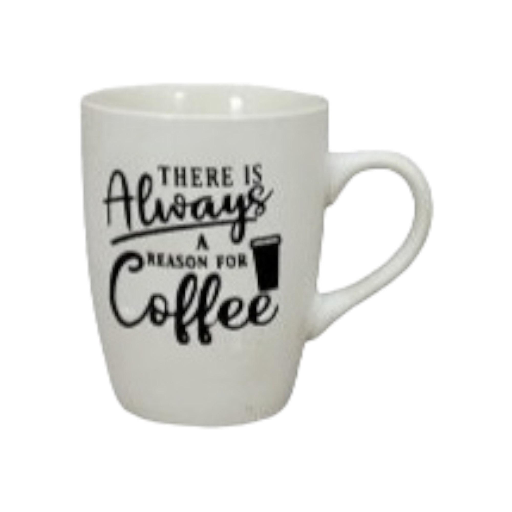 Vintage Ceramic Coffee Mug Slogan 320ml 35180