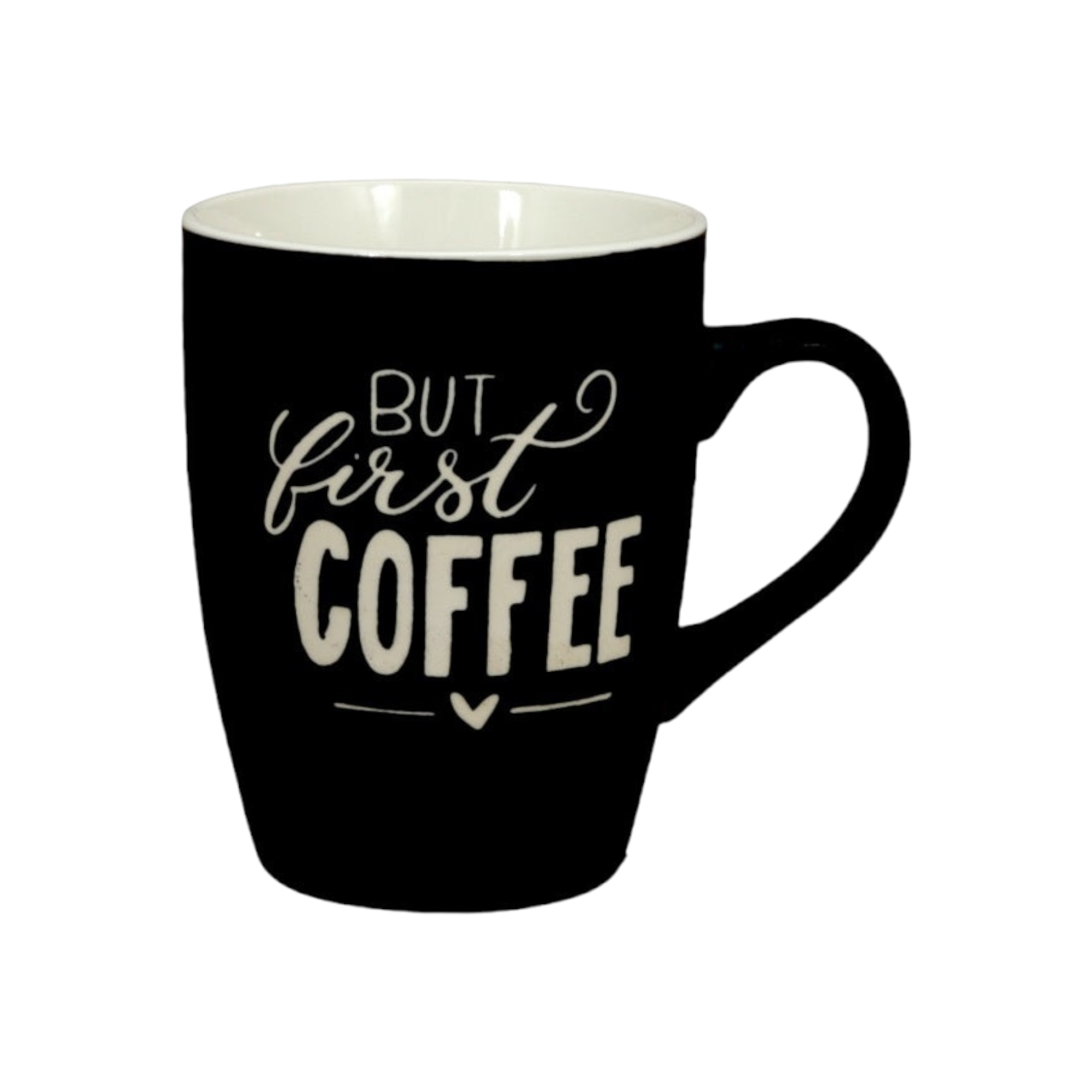 Vintage Ceramic Coffee Mug Slogan 320ml 35180