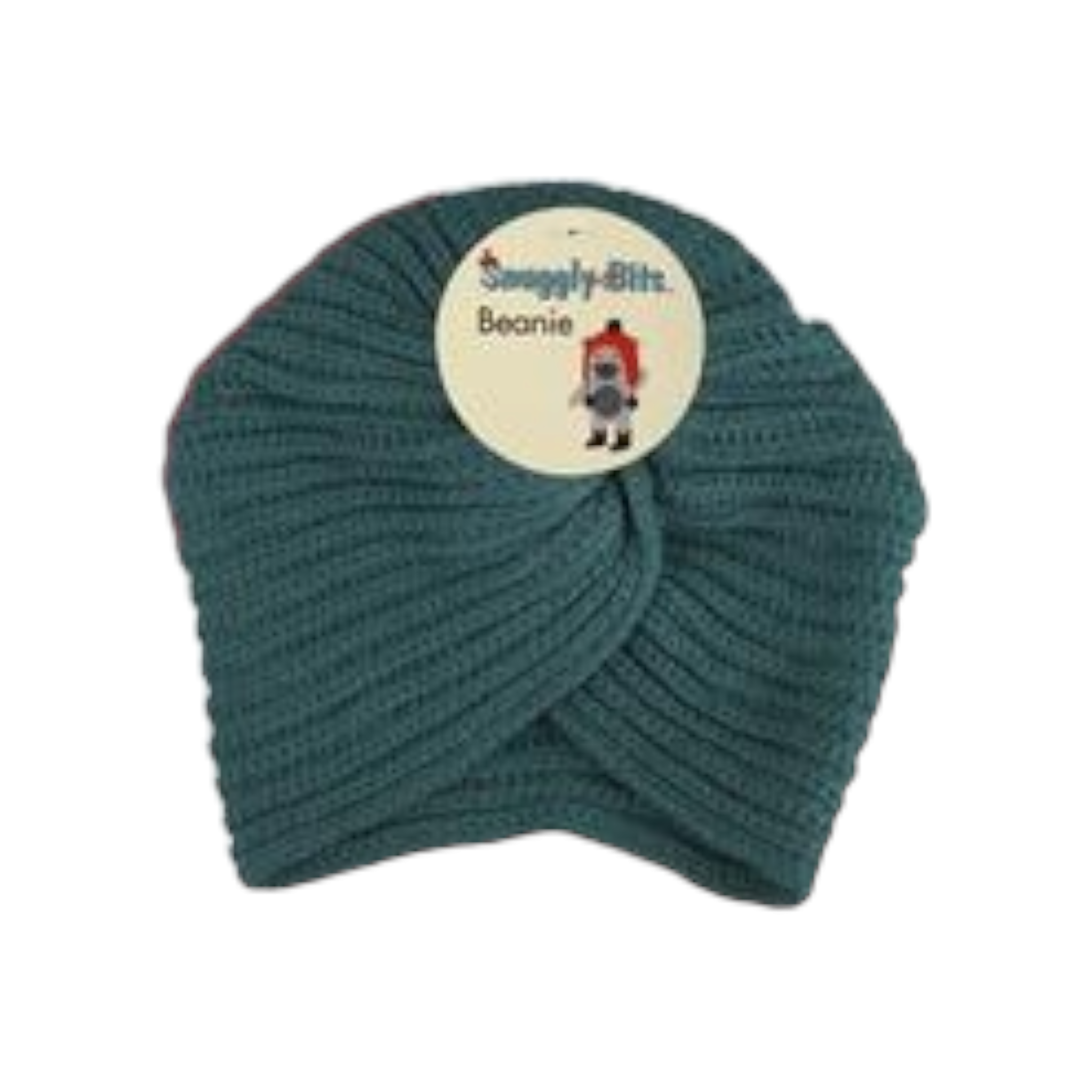Beanie Kids Animal Knitted Twist Plain Colours