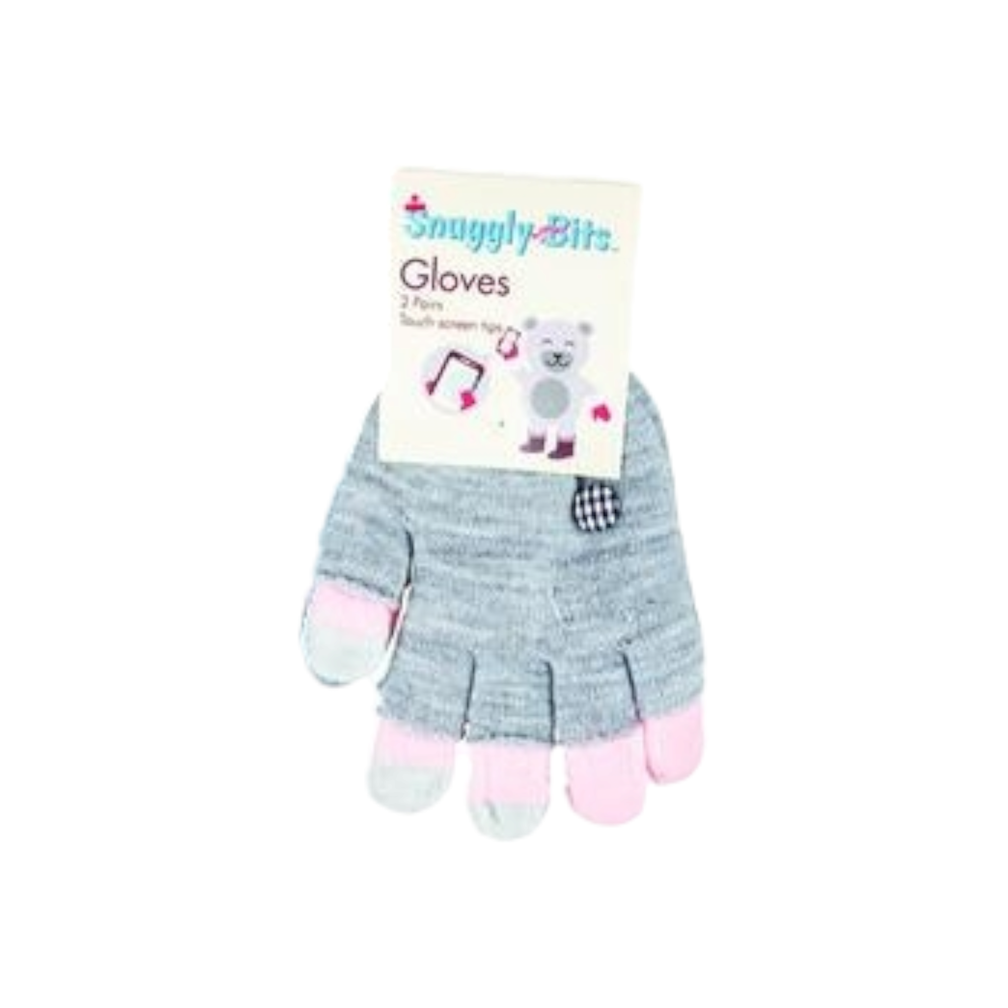 Gloves Adult 2Pair with Touch Screen Tips