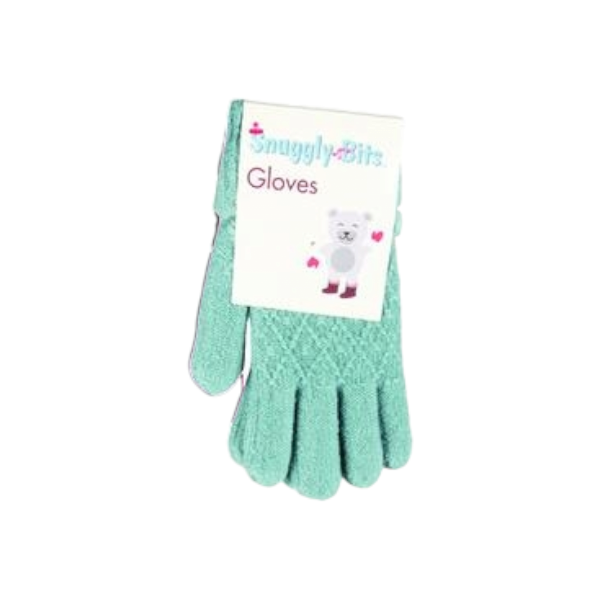 Gloves Adult Knitted with Design