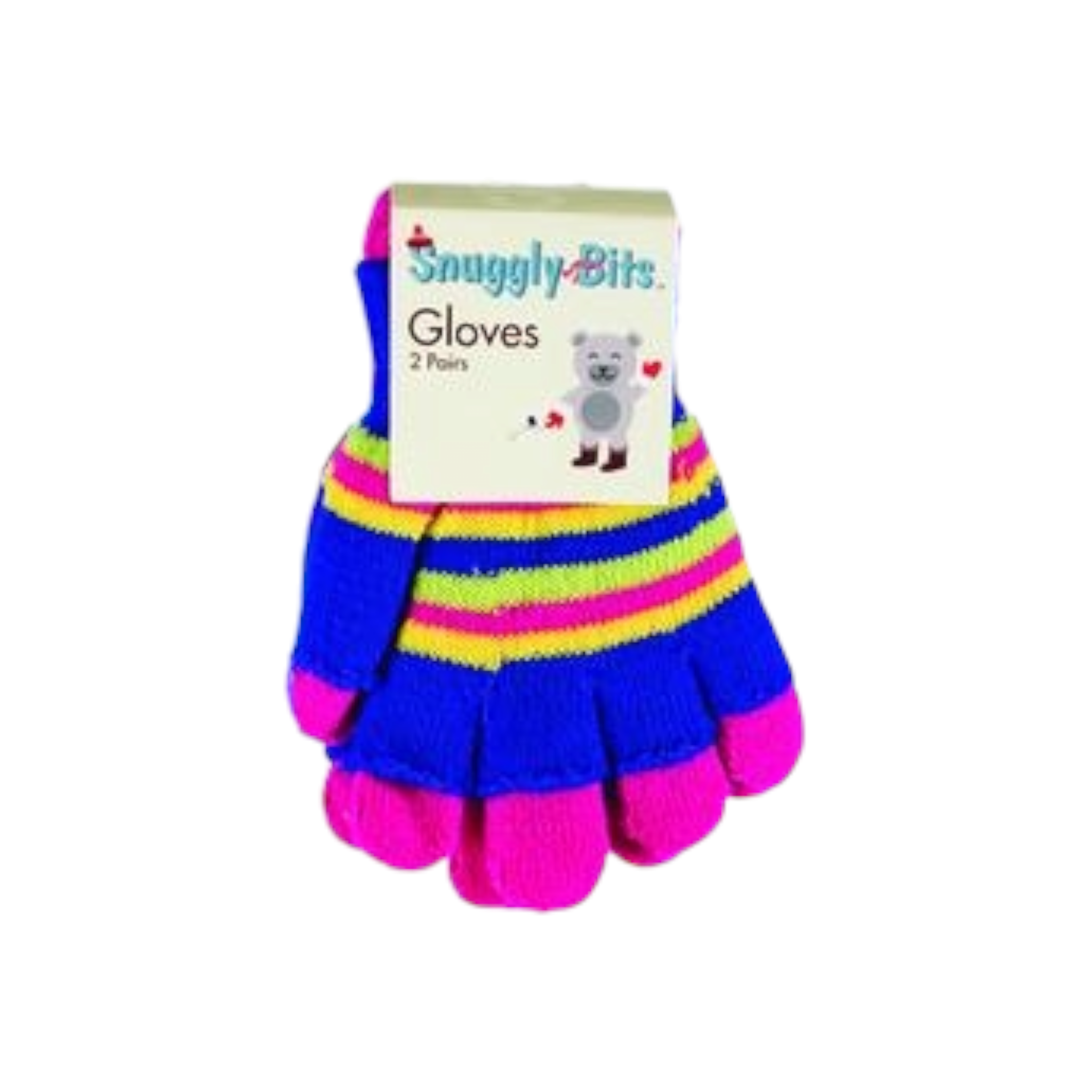 Gloved Kids 2Pair Closed and Open Finger