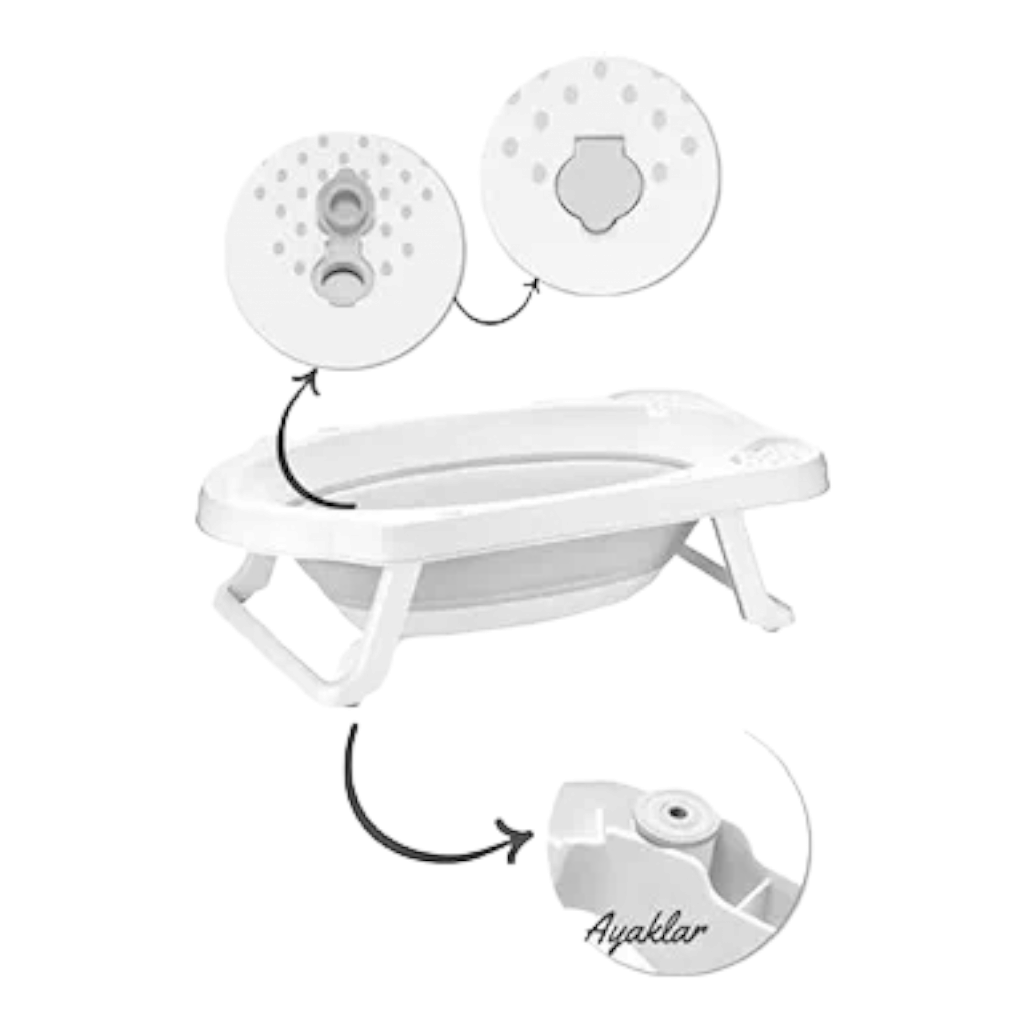 Hobby Life Plastic Baby Magic Tub Collabsible 33L 091097