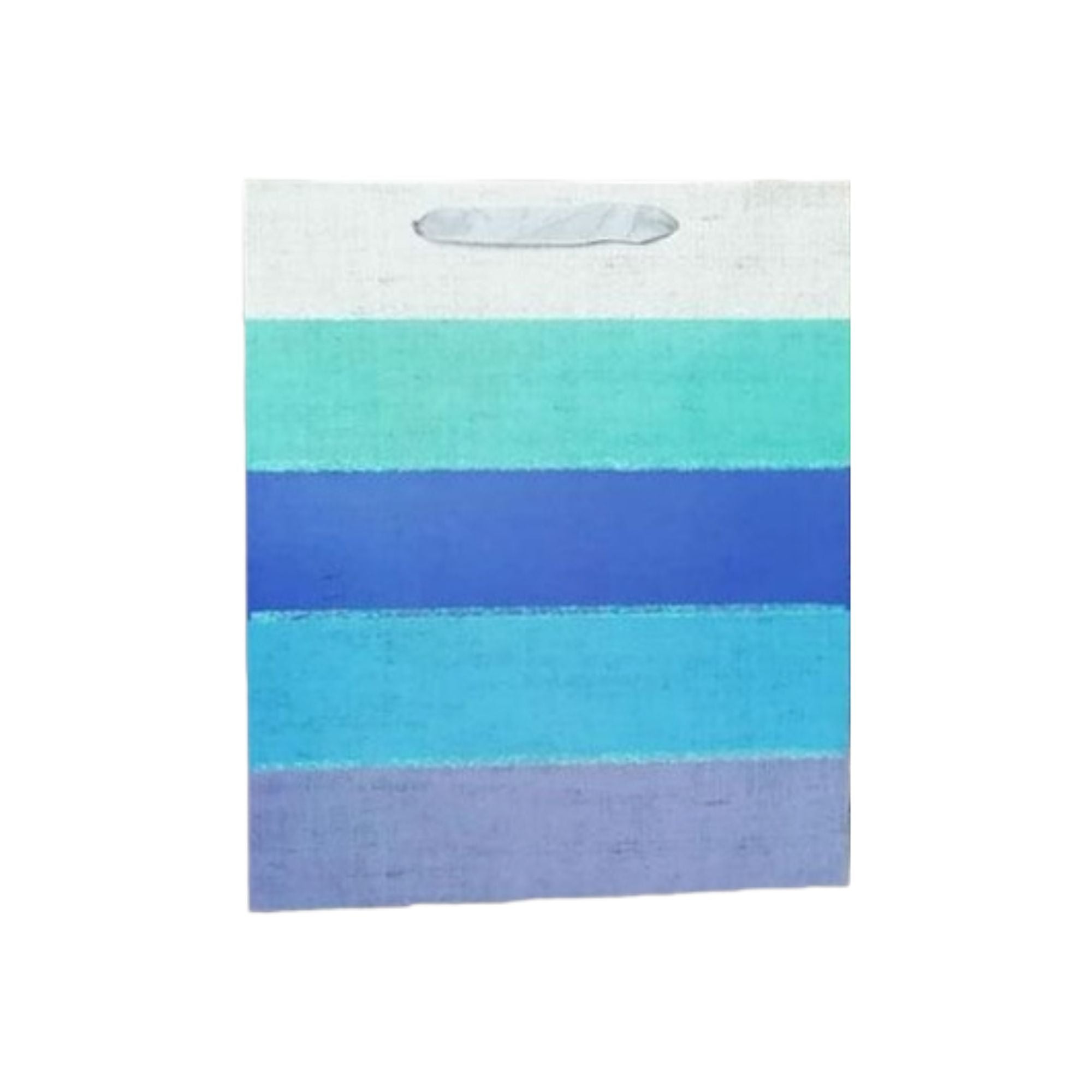 Designer Gift Paper Bag Colour Stripes 18x23cm Small