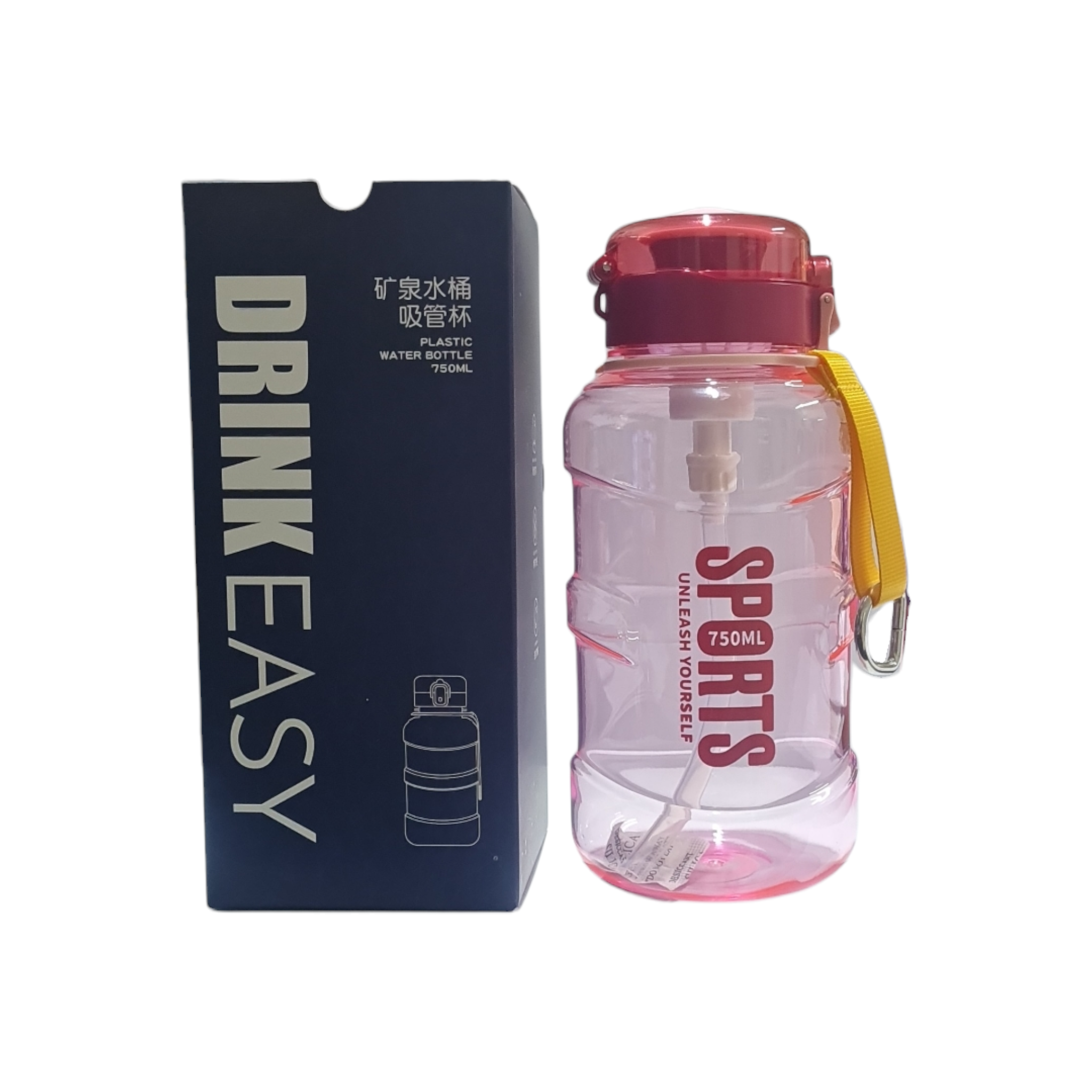 750ml Sports Water Bottle Drink Easy