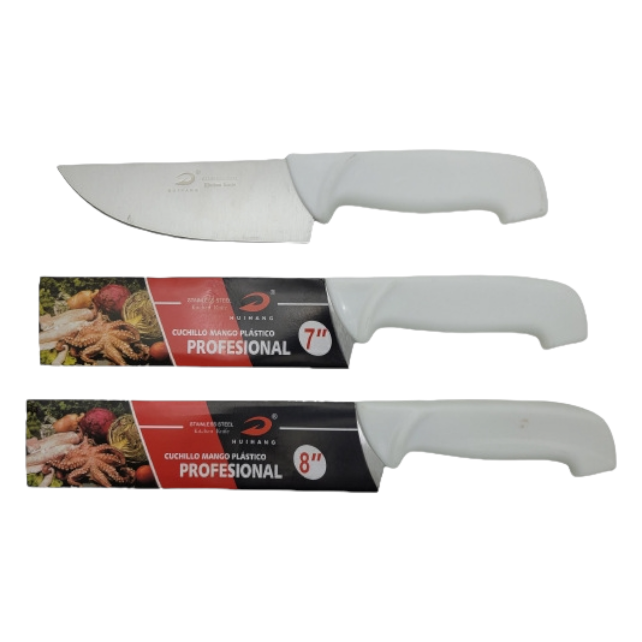 Chef Knife White Handle 8Inch KN1037-8