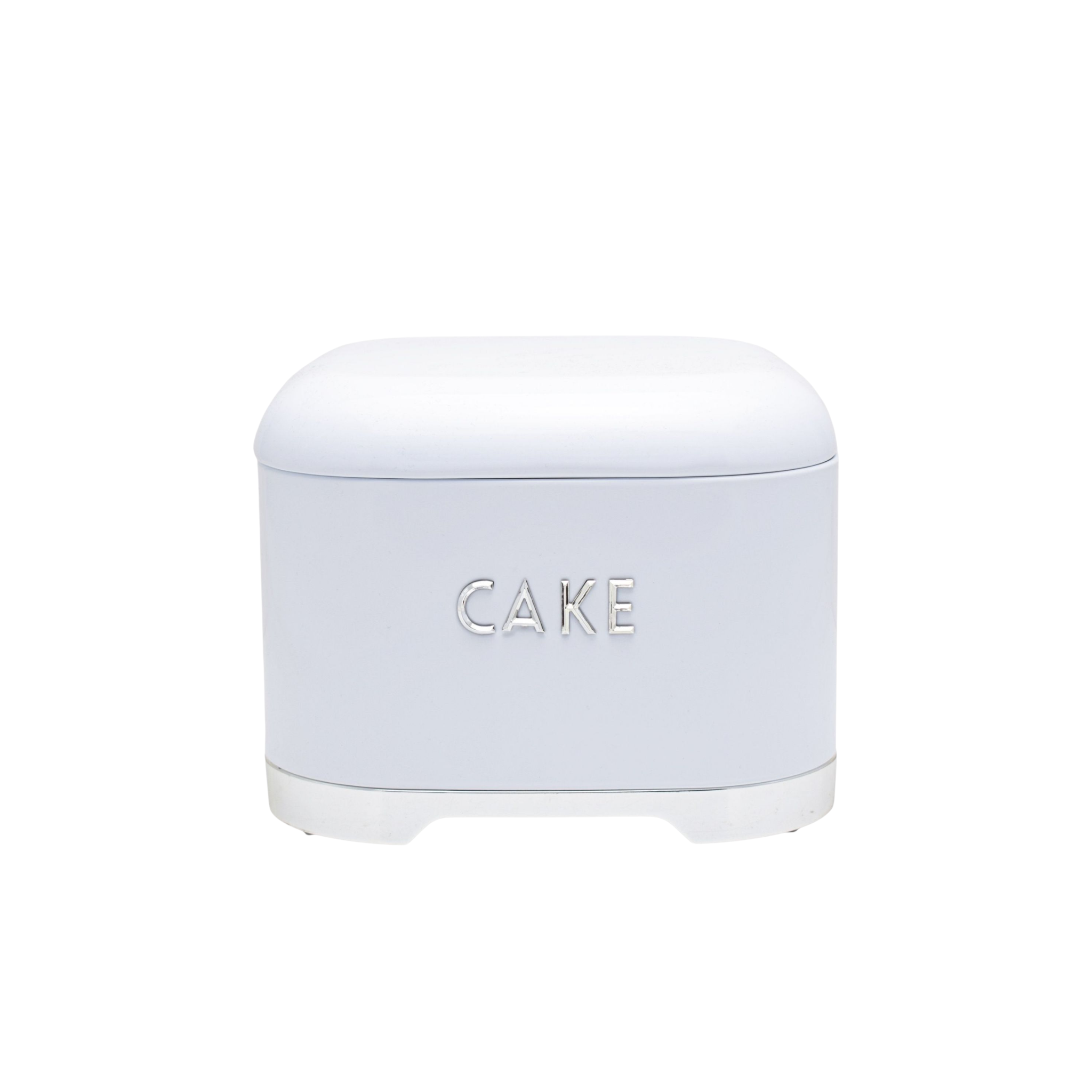 Retro Vintage Tin Cake White Sliver