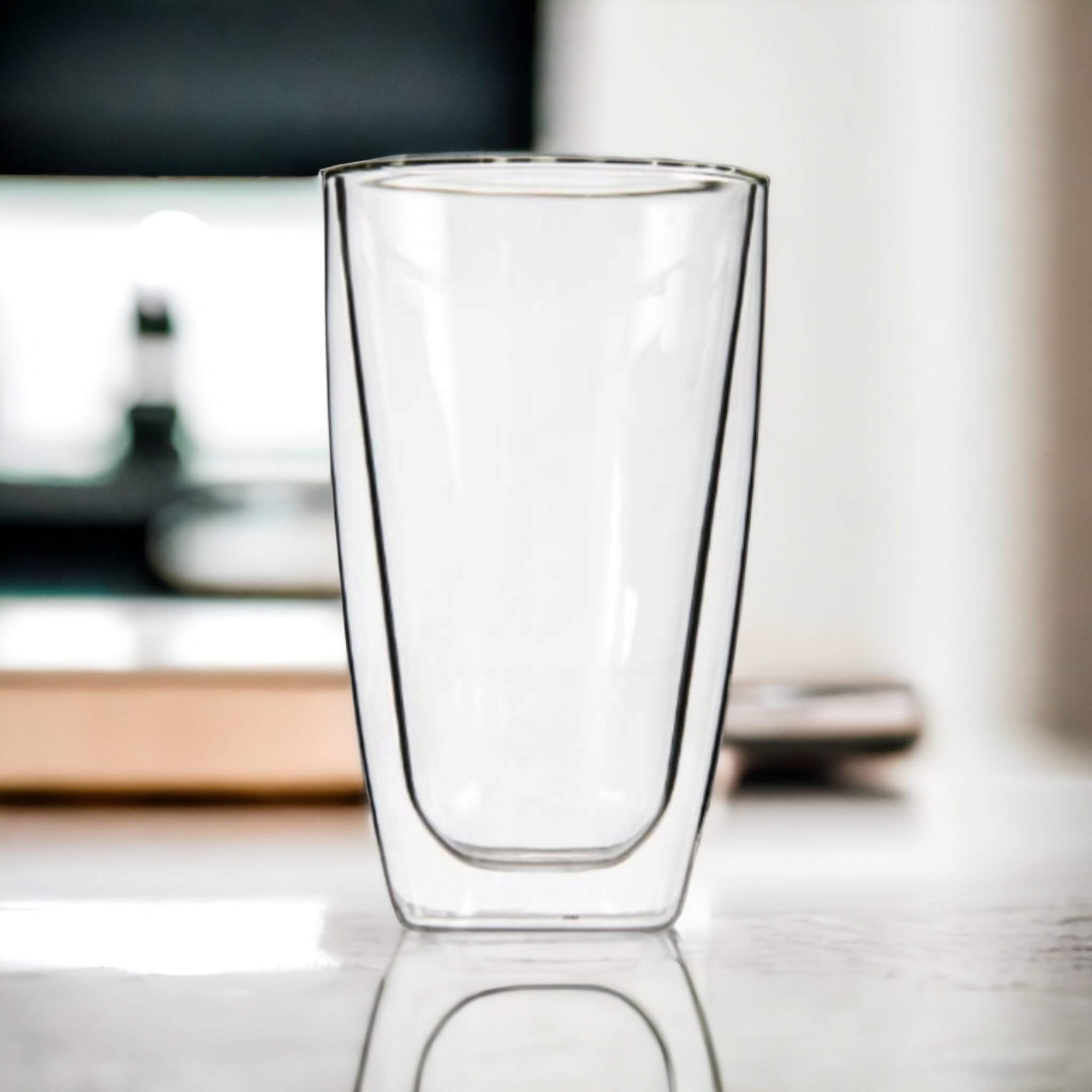 Barista Borosilicate Double Wall Café Latte Coffee Cup 340ml 2pc 10254