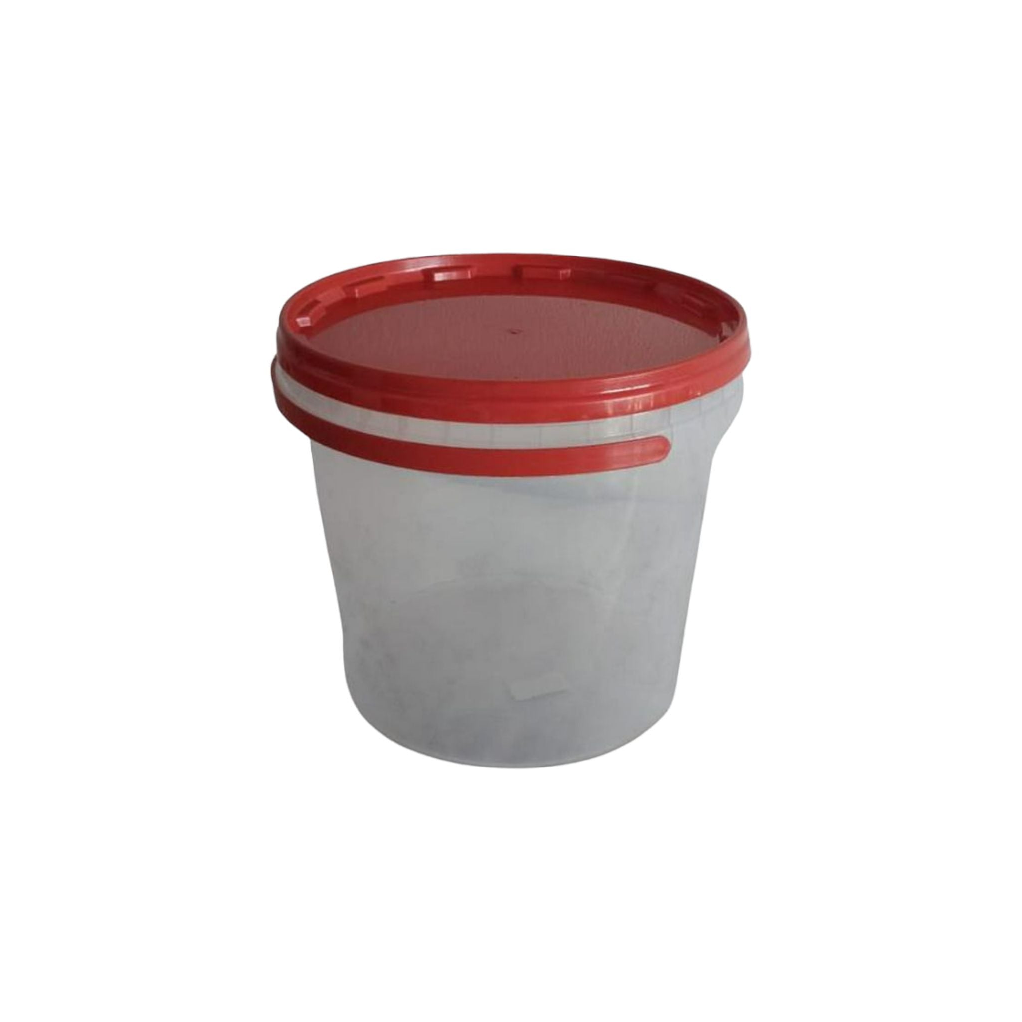 9L Bucket Tamper Proof with Lid - Atchar Container Transparent