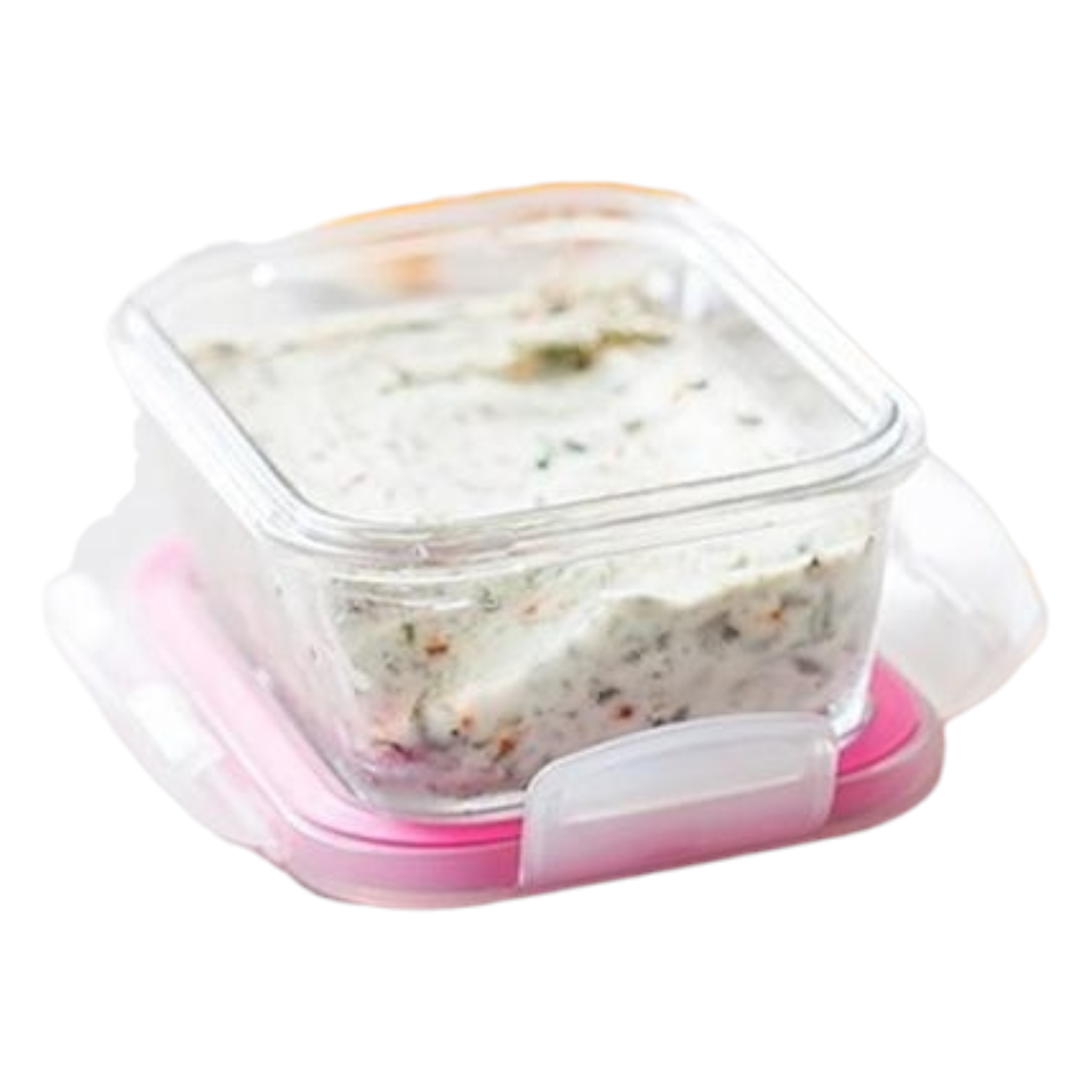 Glass Storage Jar Tub 400ml Square with tight Lid