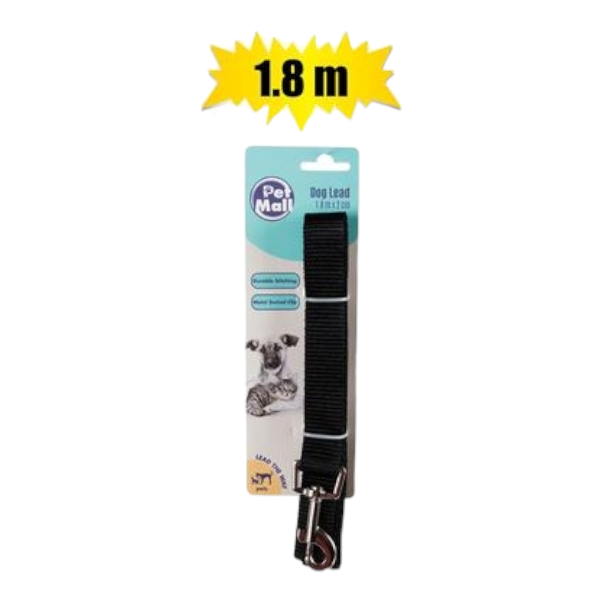 Pet Mall Dog Lead Nylon 23x1800mm