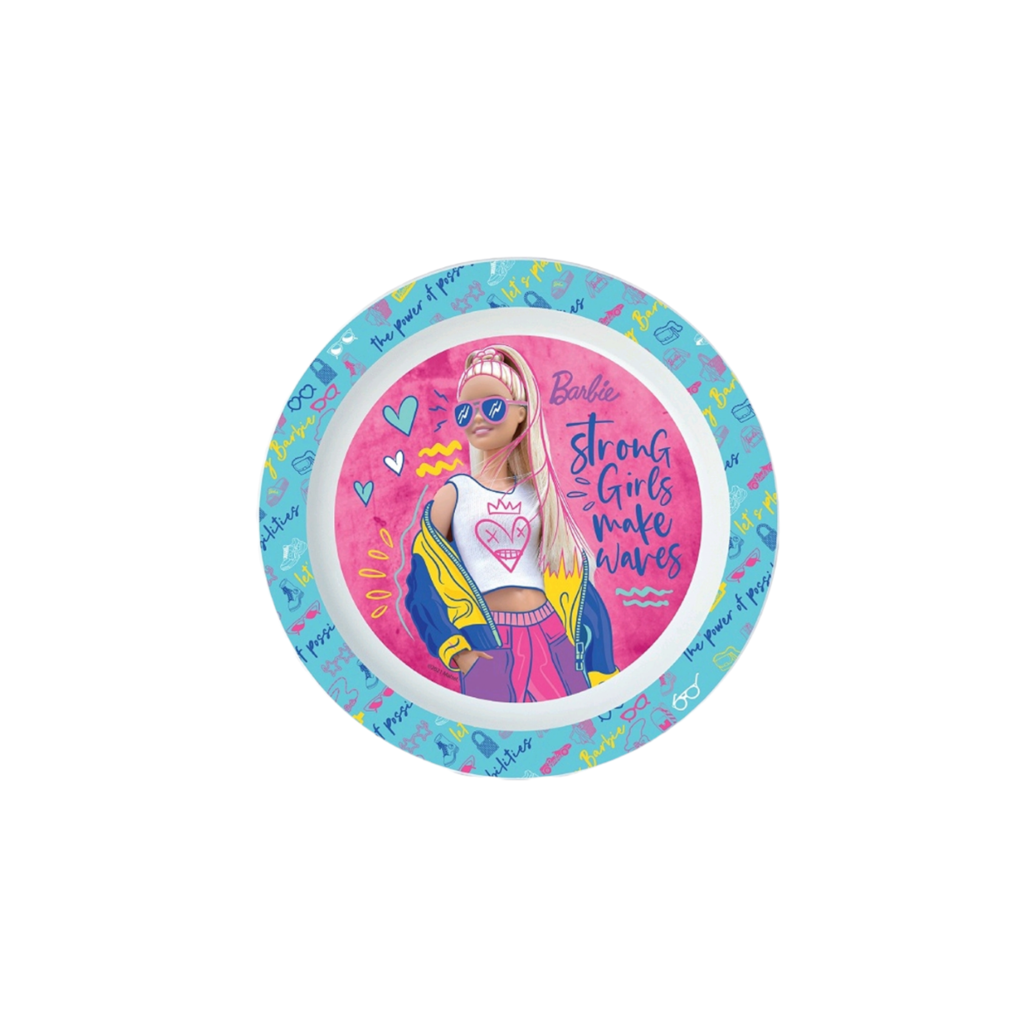 Disney Barbie Plate Micro 20907