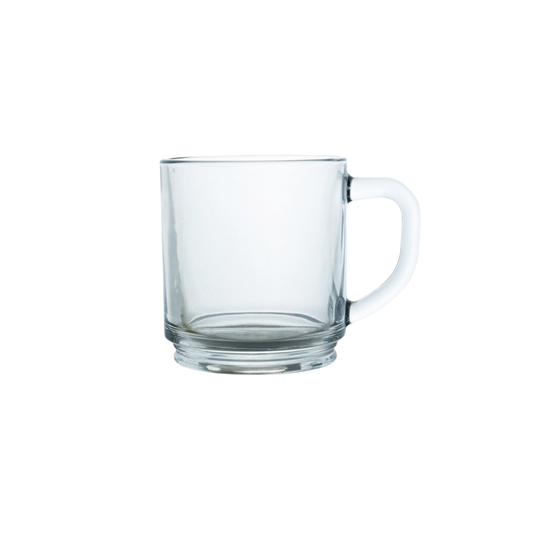 Pasabahce Glass Espresso Coffee Mug 290ml Clear with Handle 40867
