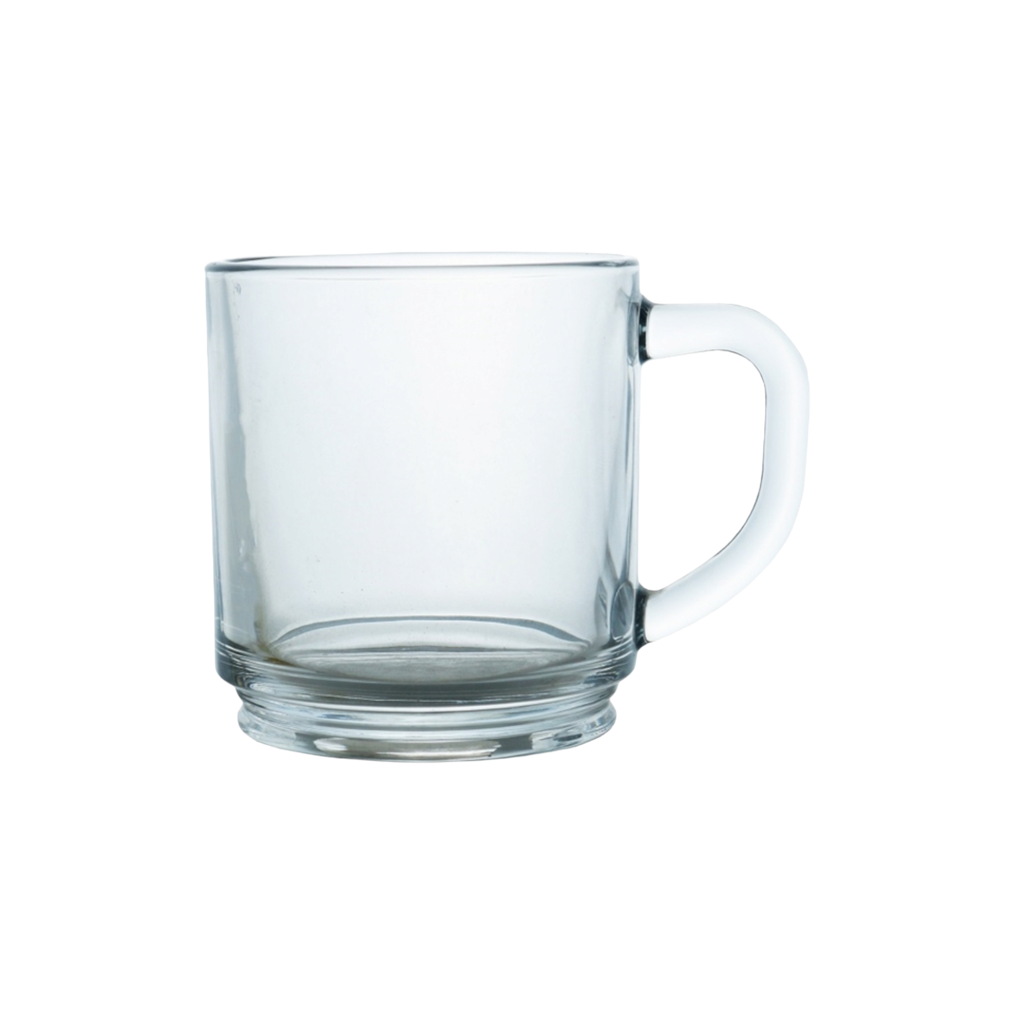 Pasabahce Glass Espresso Coffee Mug 290ml Clear with Handle 40867