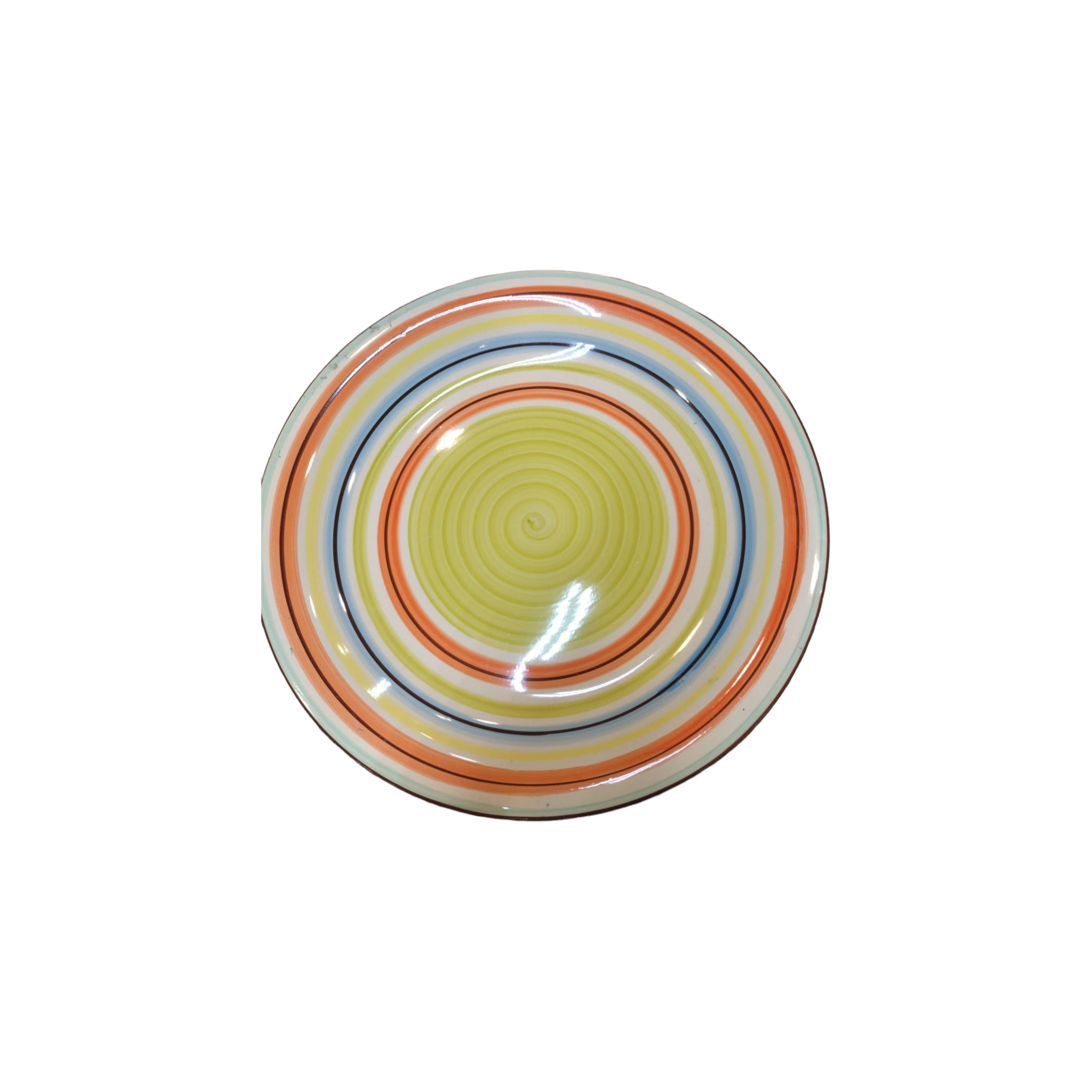 Stoneware Ceramic Dinner Plate Coloured