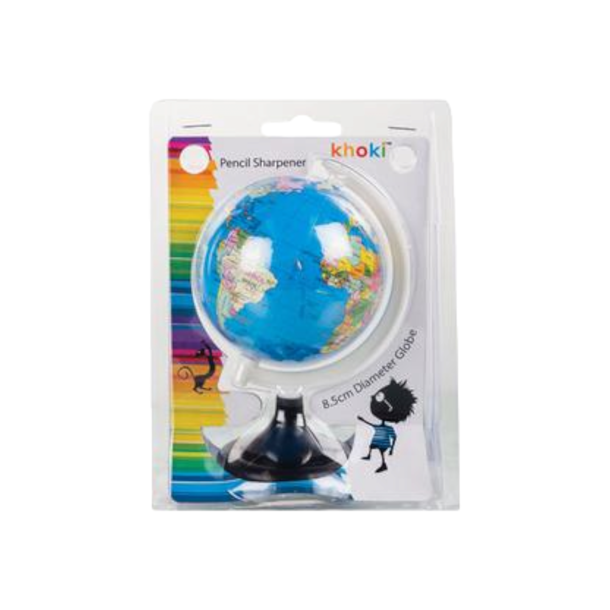 Khoki World Globe Pencil Sharpener Plastic