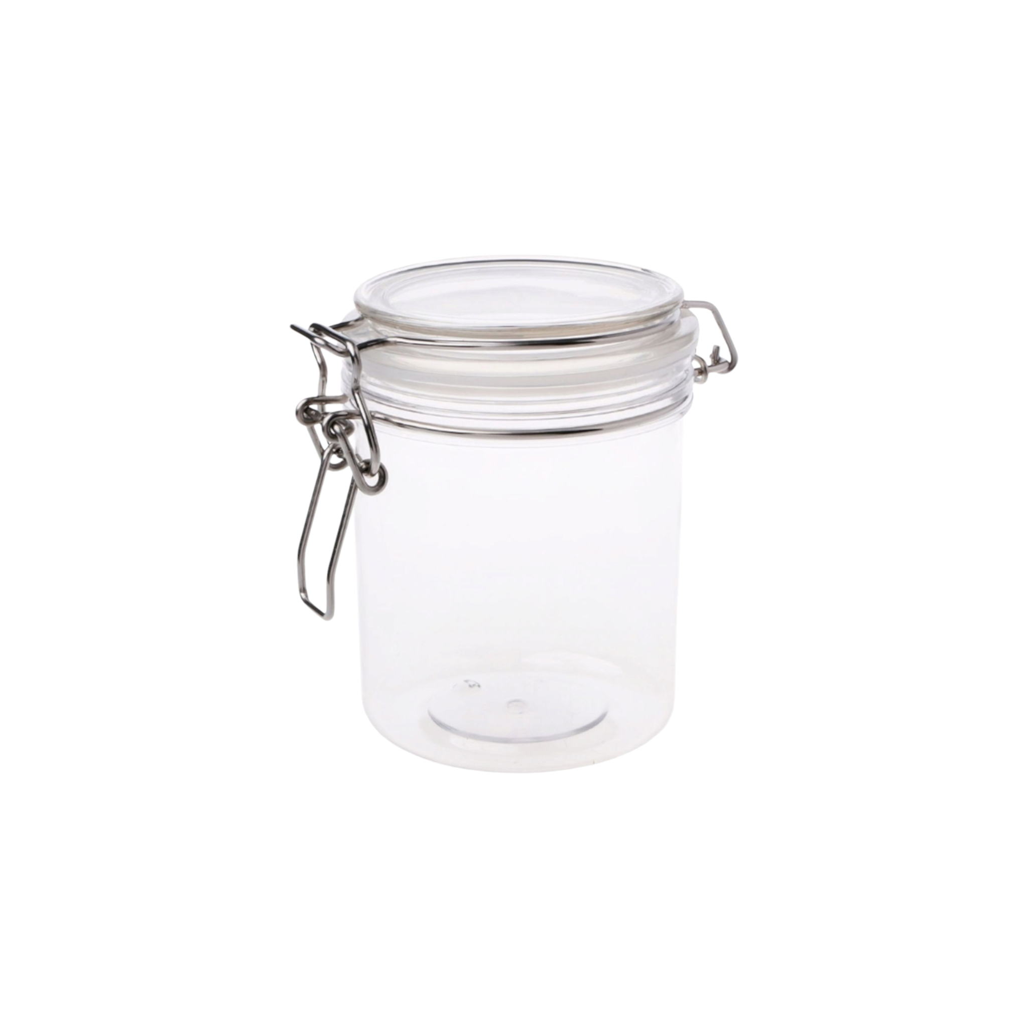 Airtight Plastic Preserve Jar Container with Clip Clamp Lid