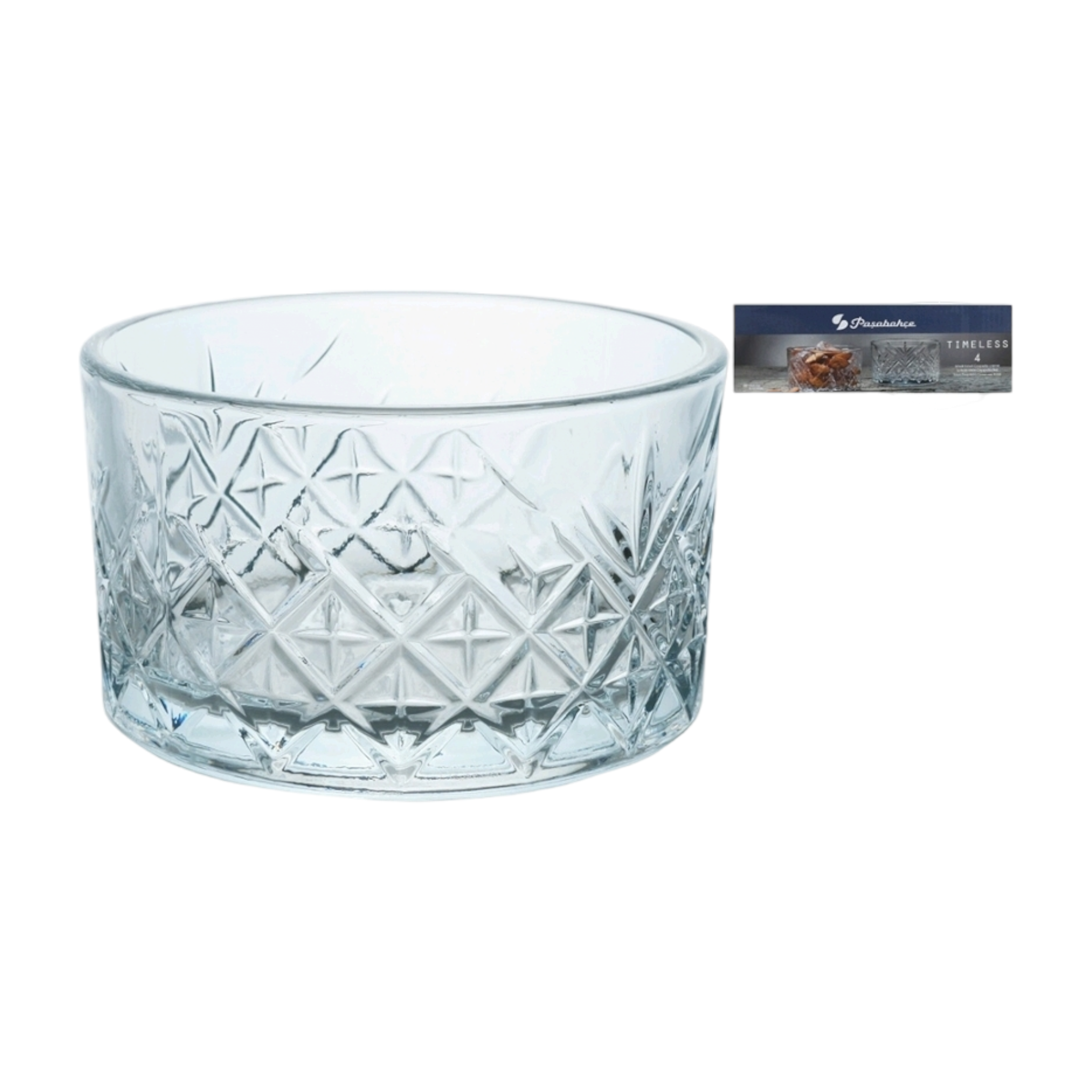 Pasabahce Timeless Glass Ice Cream Dessert Bowl 225ml 4pack 24225