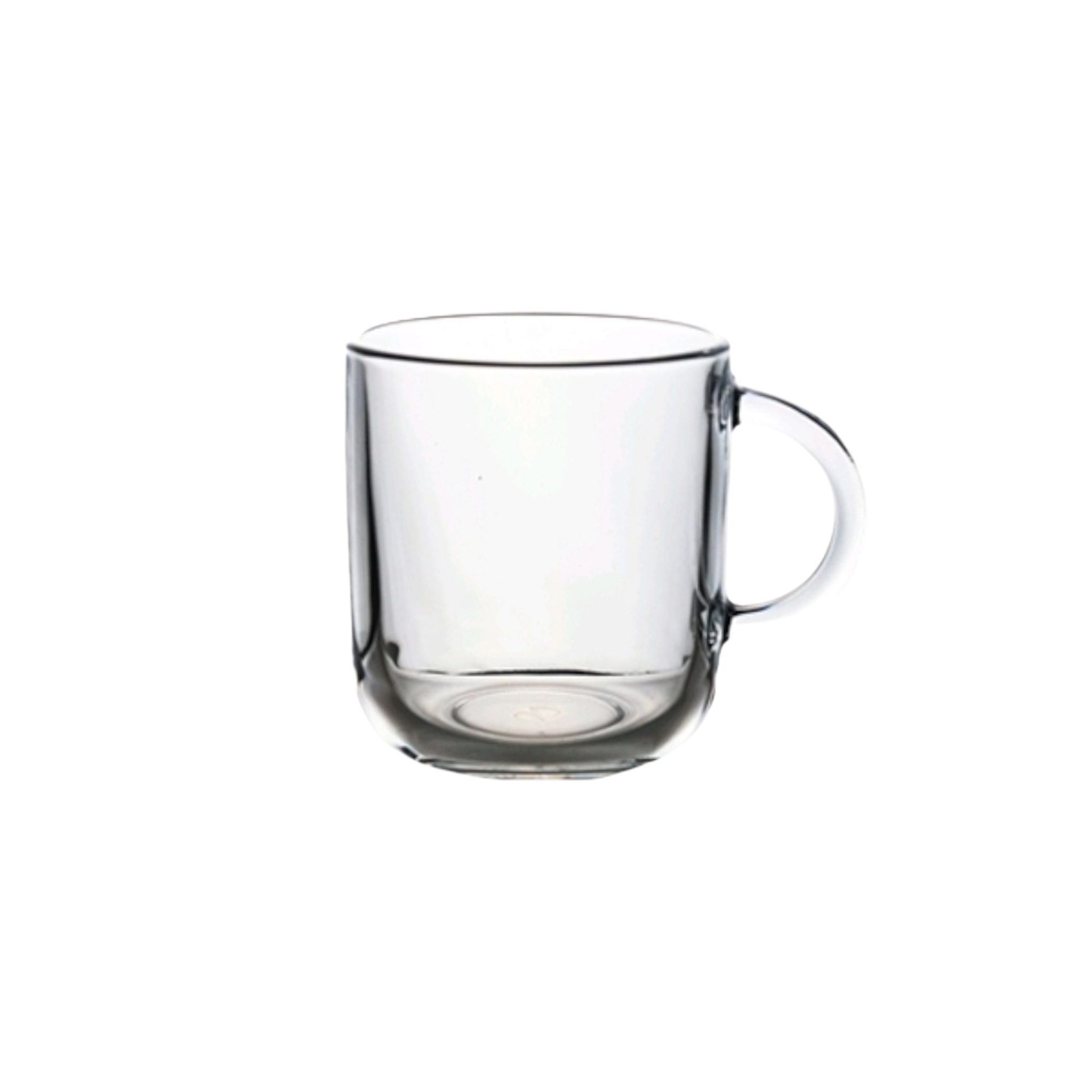 Pasabahce Iconic Milky Glass Coffee Mug with Handle 245ml 6pcs