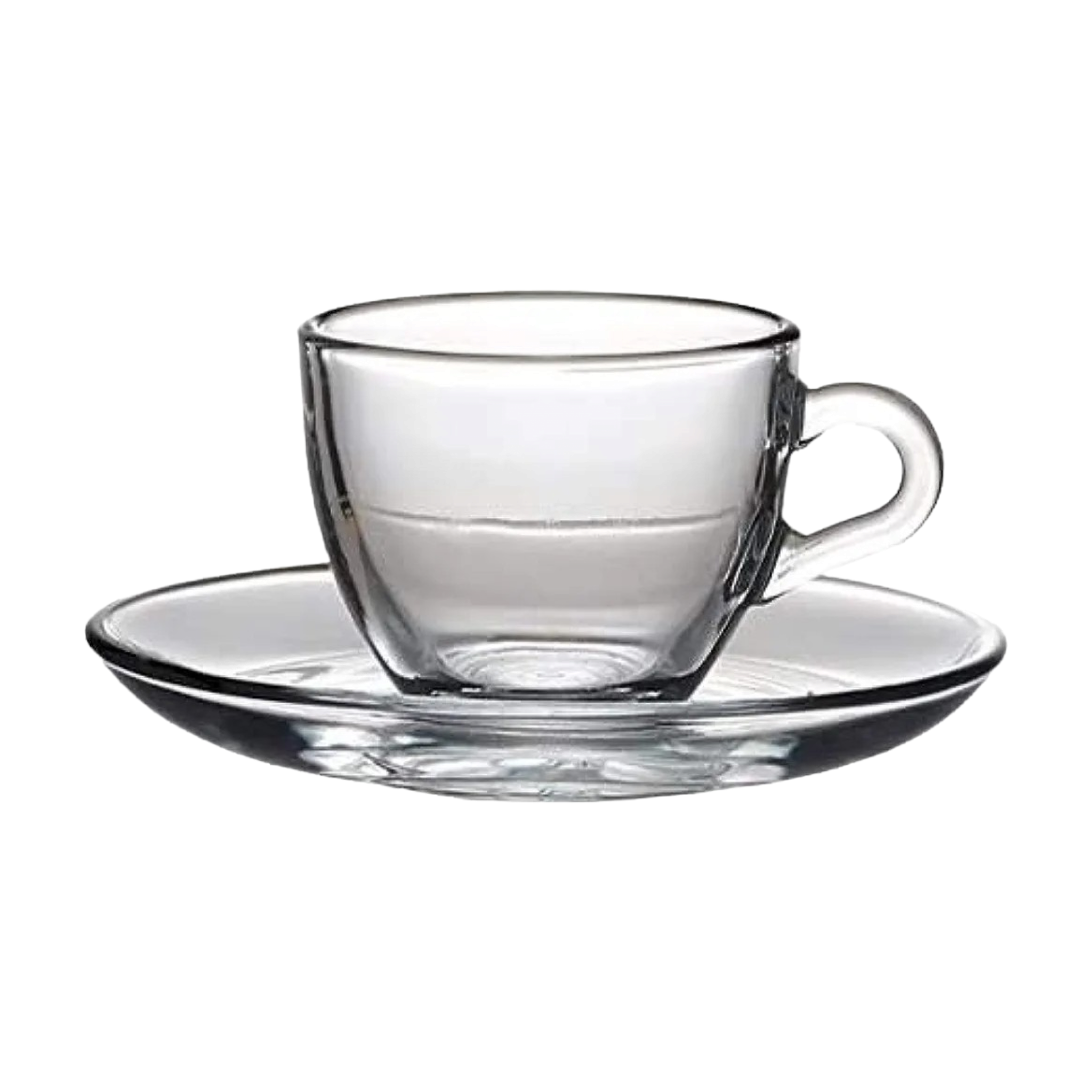 Pasabahce Espresso Cup & Saucer 85ml 6pc Set 23623