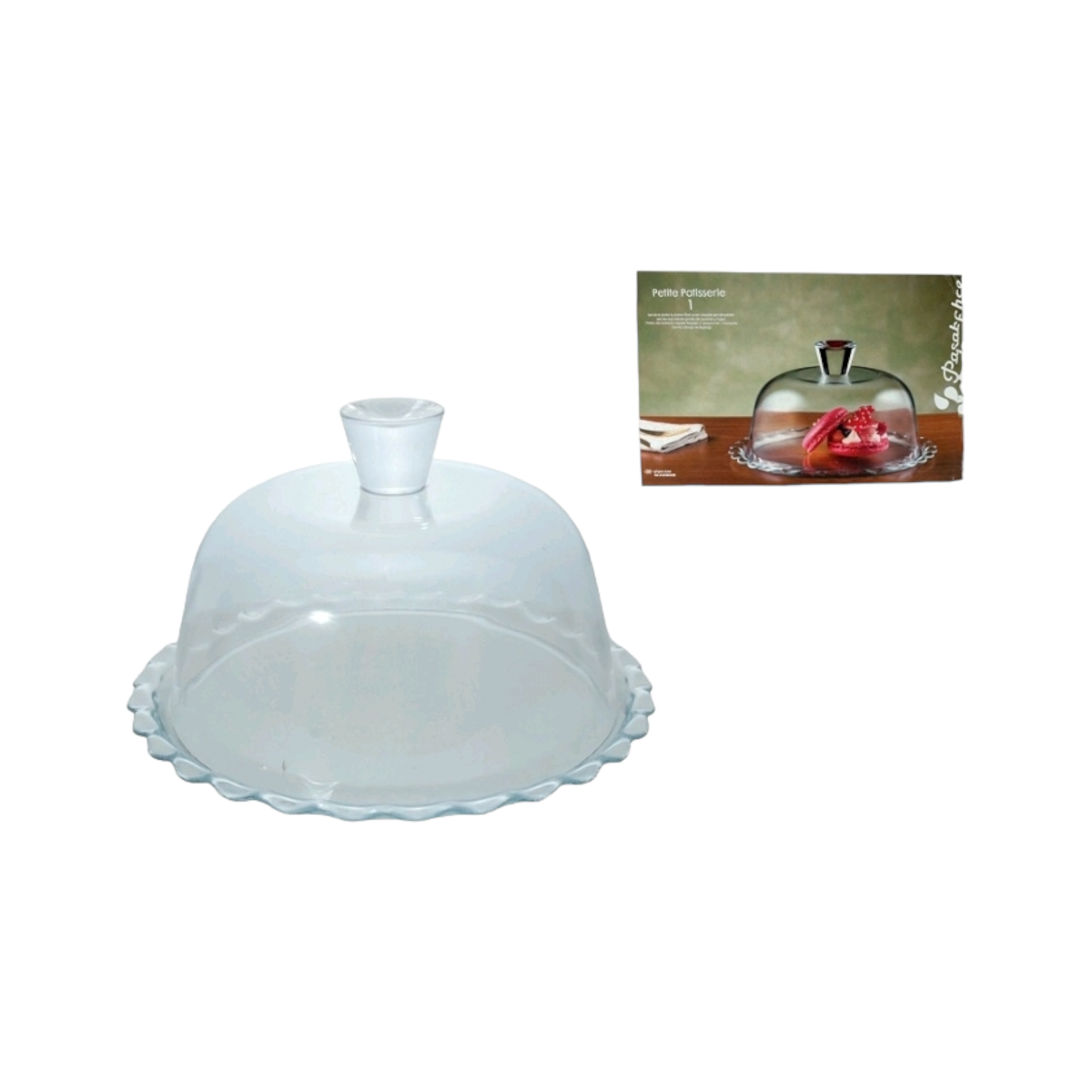 Pasabahce Patisserie Petit Server Dome 26.4x15cm 23093