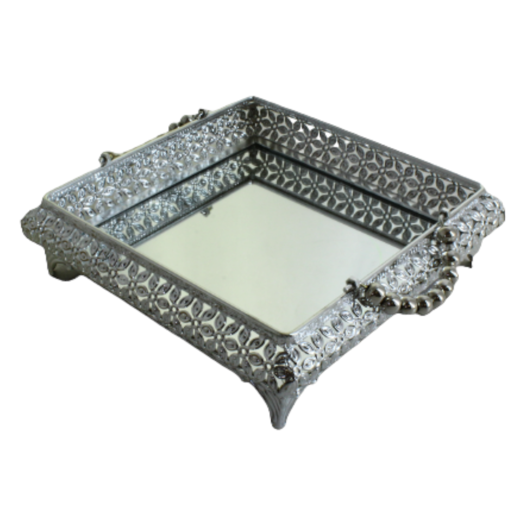 Mirror Serving Tray 26x22x7cm XKD287