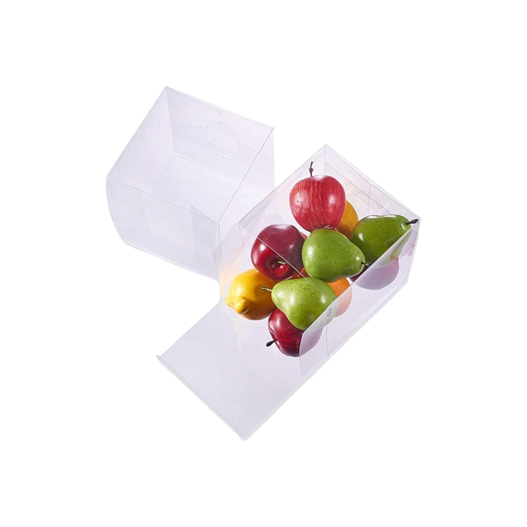 PVC Cube Gift Boxes 5x6cm Transparent 12pack