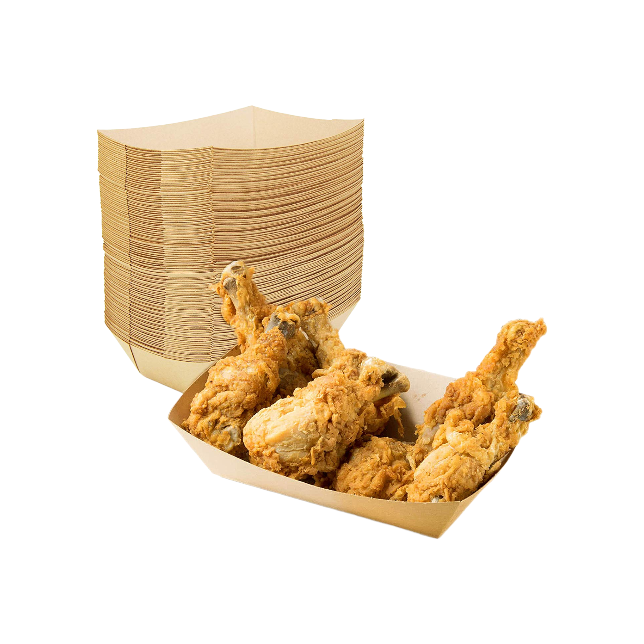 Kraft Paper Food Lunch Trays 10pack