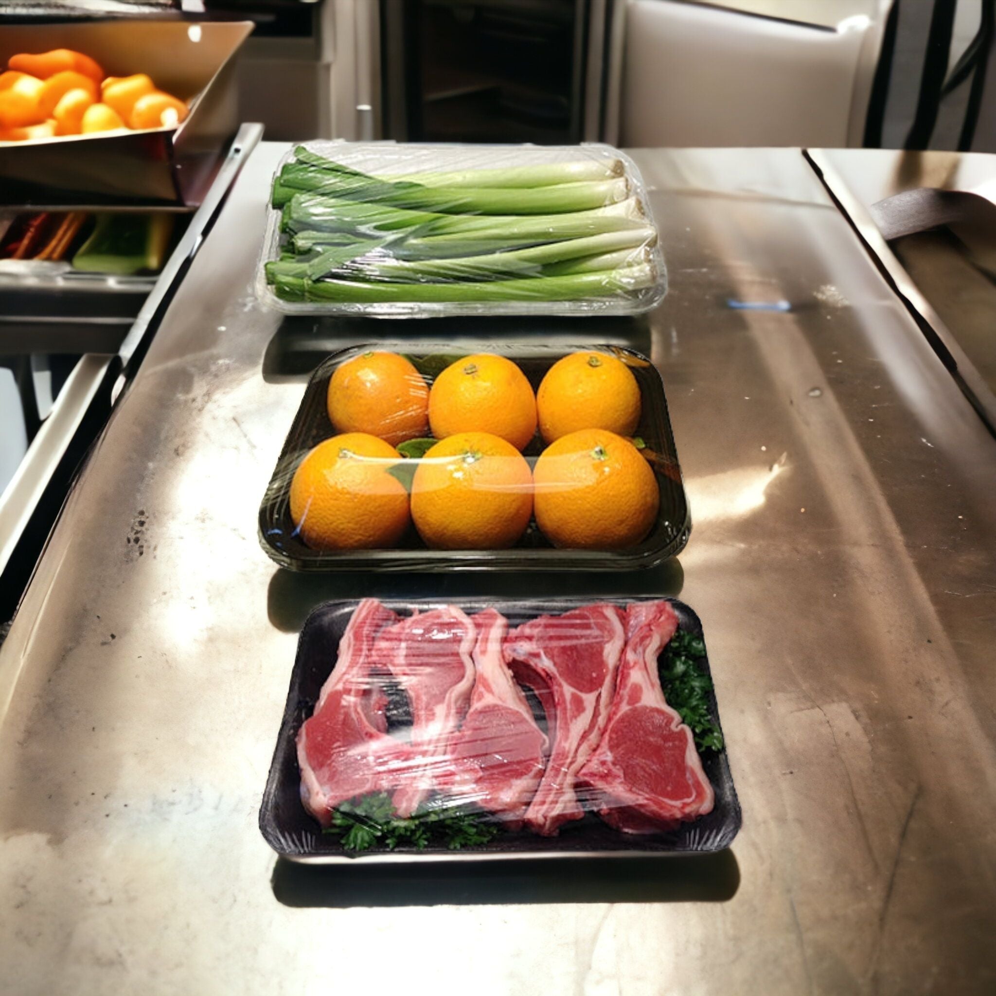 Cling Film Food Wrap 300mmx300m Roll with Dispenser Complete