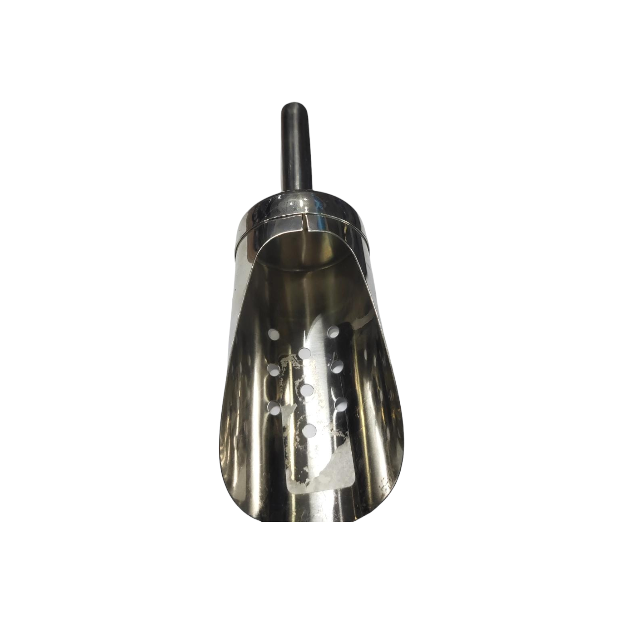 Scoop Stainless Steel with Hole 18cm