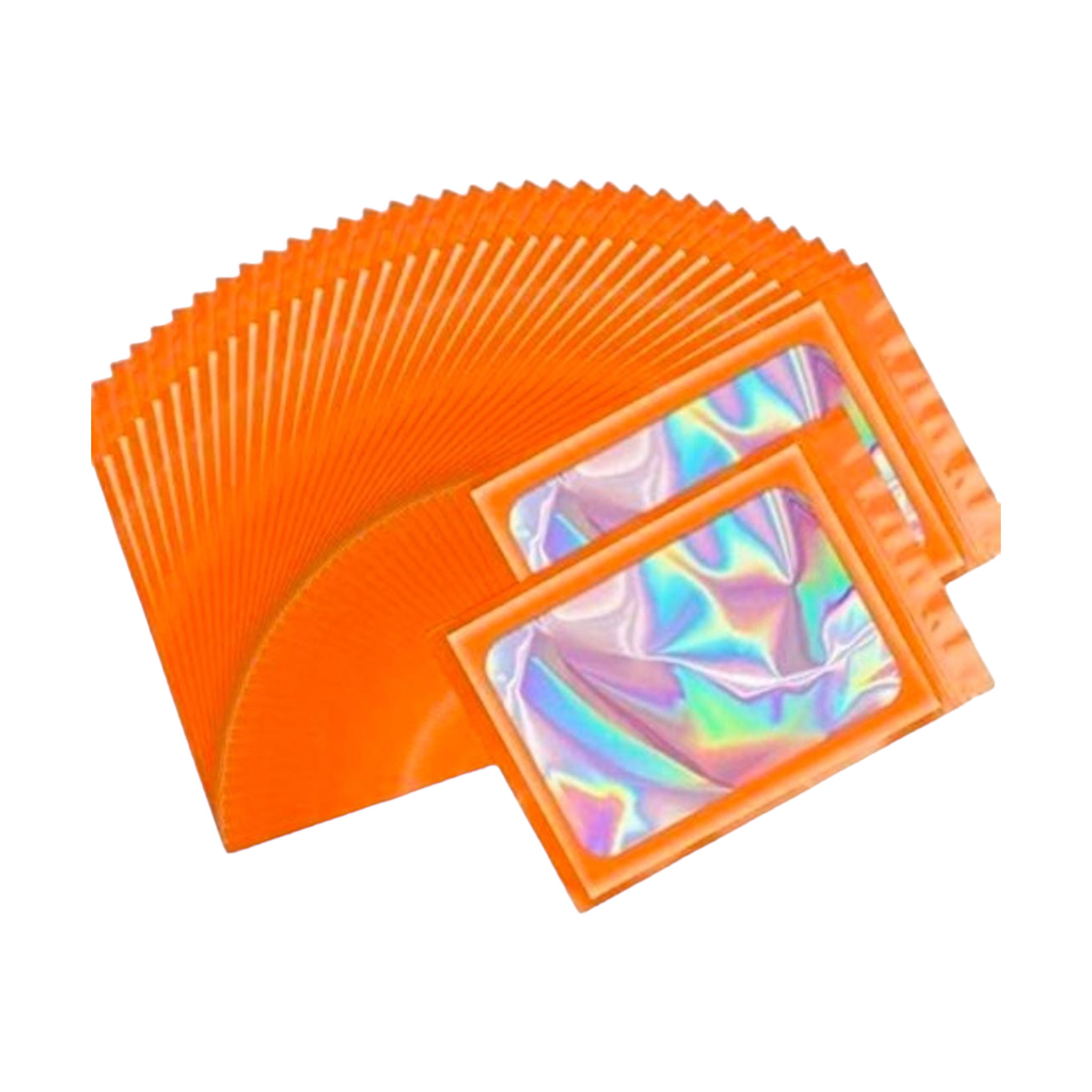 Holographic Resealable Bags 10x15cm Clear Window 10pack