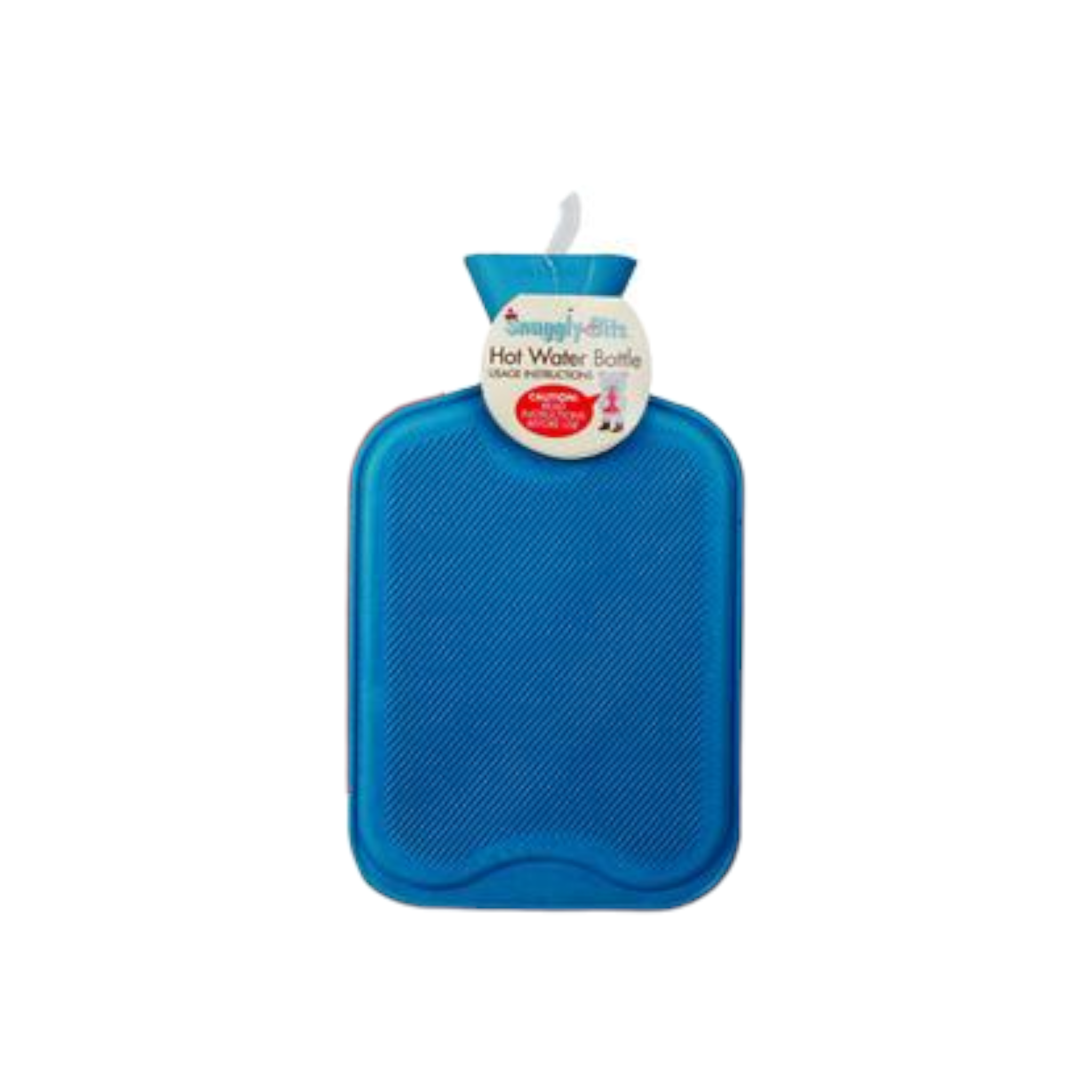 Hot Water Bottle Rubber Ribbed Assorted
