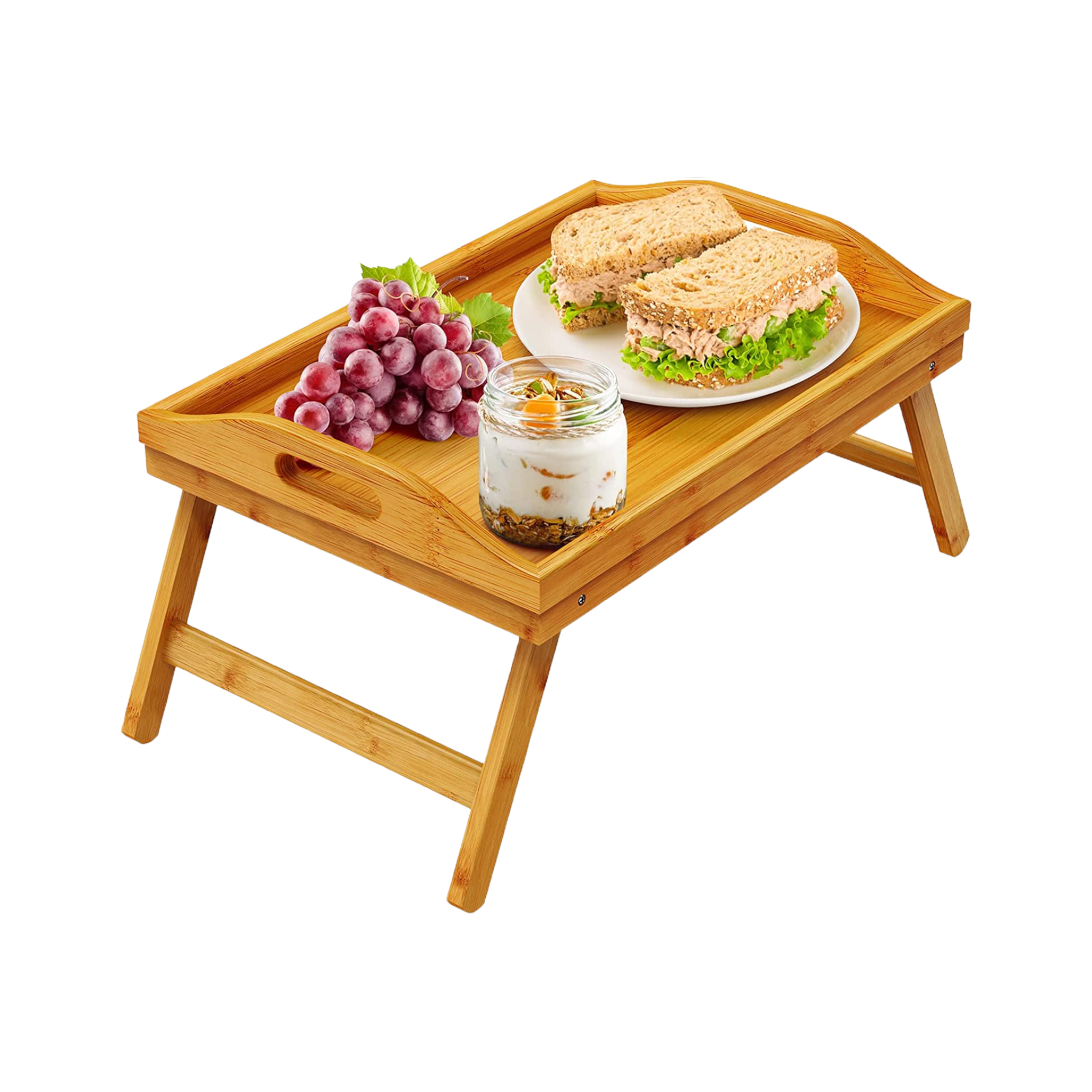 Wooden Bed Breakfast Stand Tray Table Edu Desk
