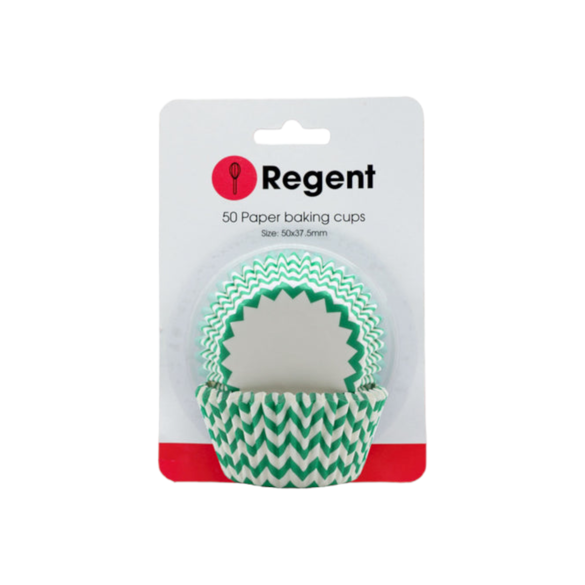 Regent Cupcake Liner Cups Chevron Teal 50pack 71506