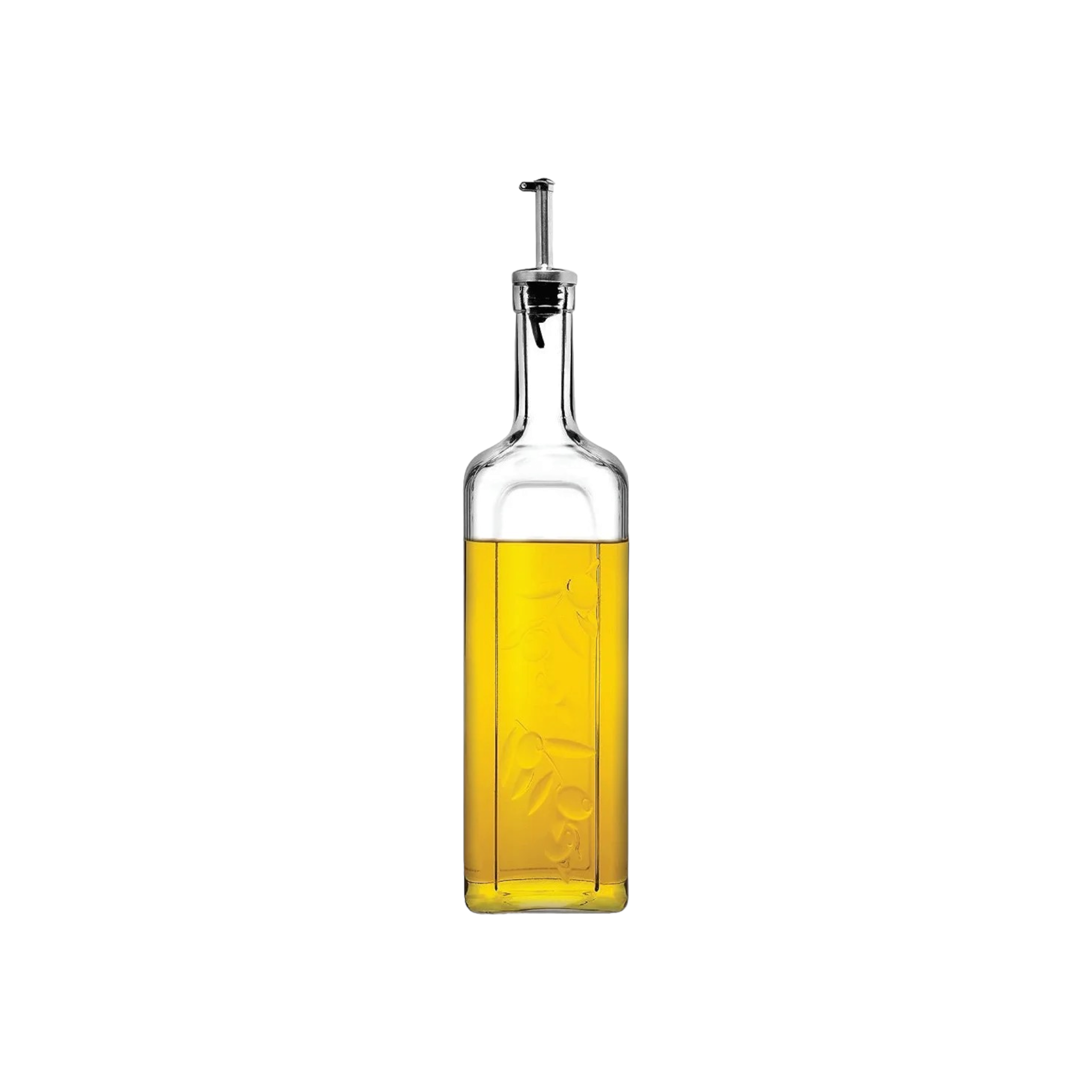 Pasabahce 500ml Oil & Vinegar Set with Metal Pourer 2pcs 24003