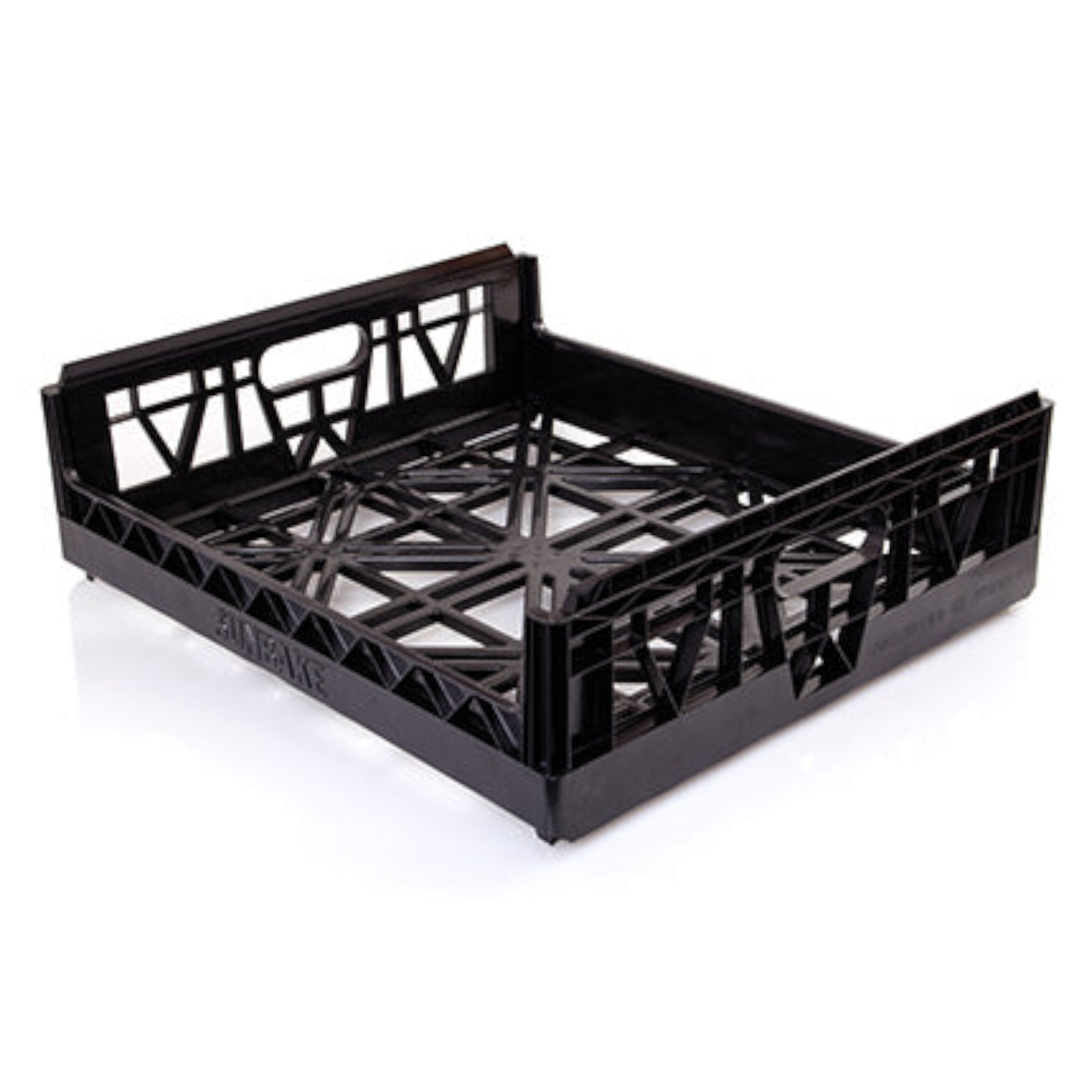 Plastic Bread Crate Tray Black - 10 Loafs 1.8KG