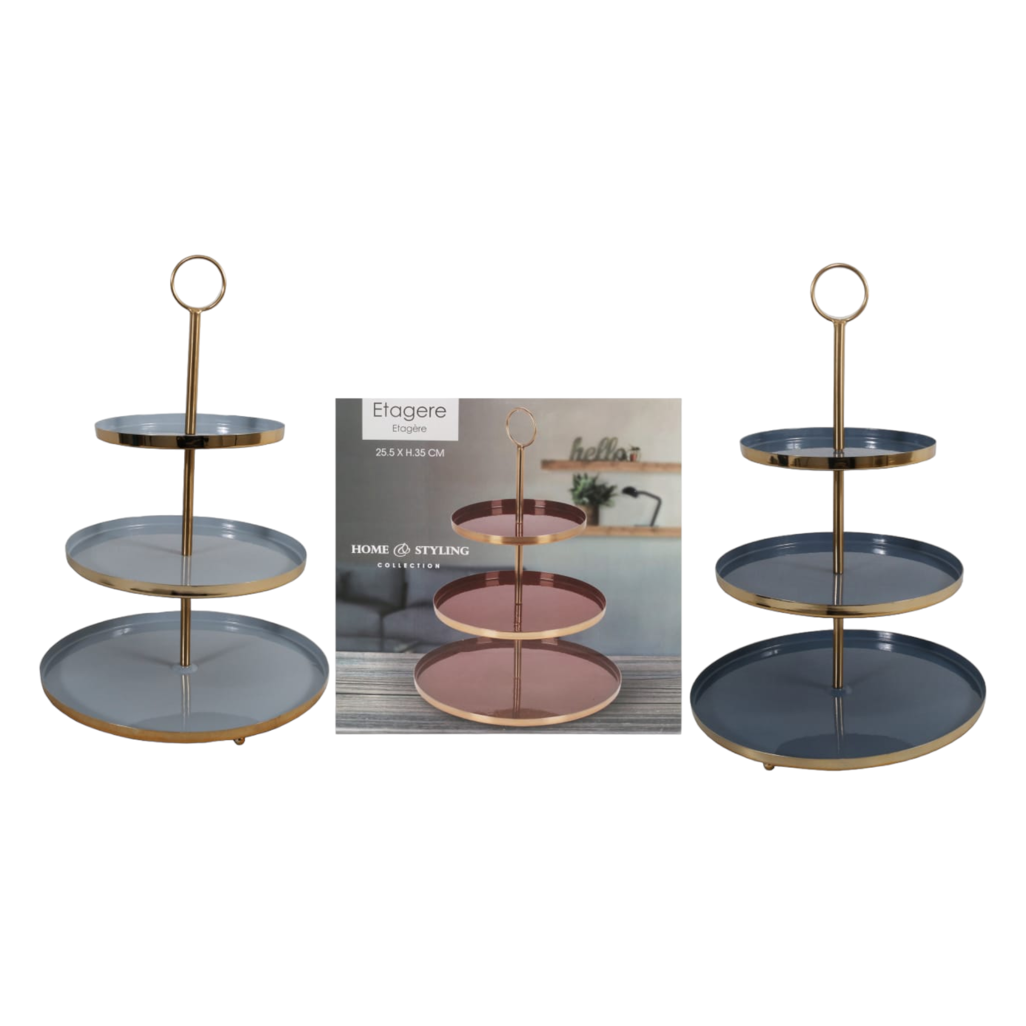 Patisserie Cake Server Stand 3 Tier 25.5x35cm