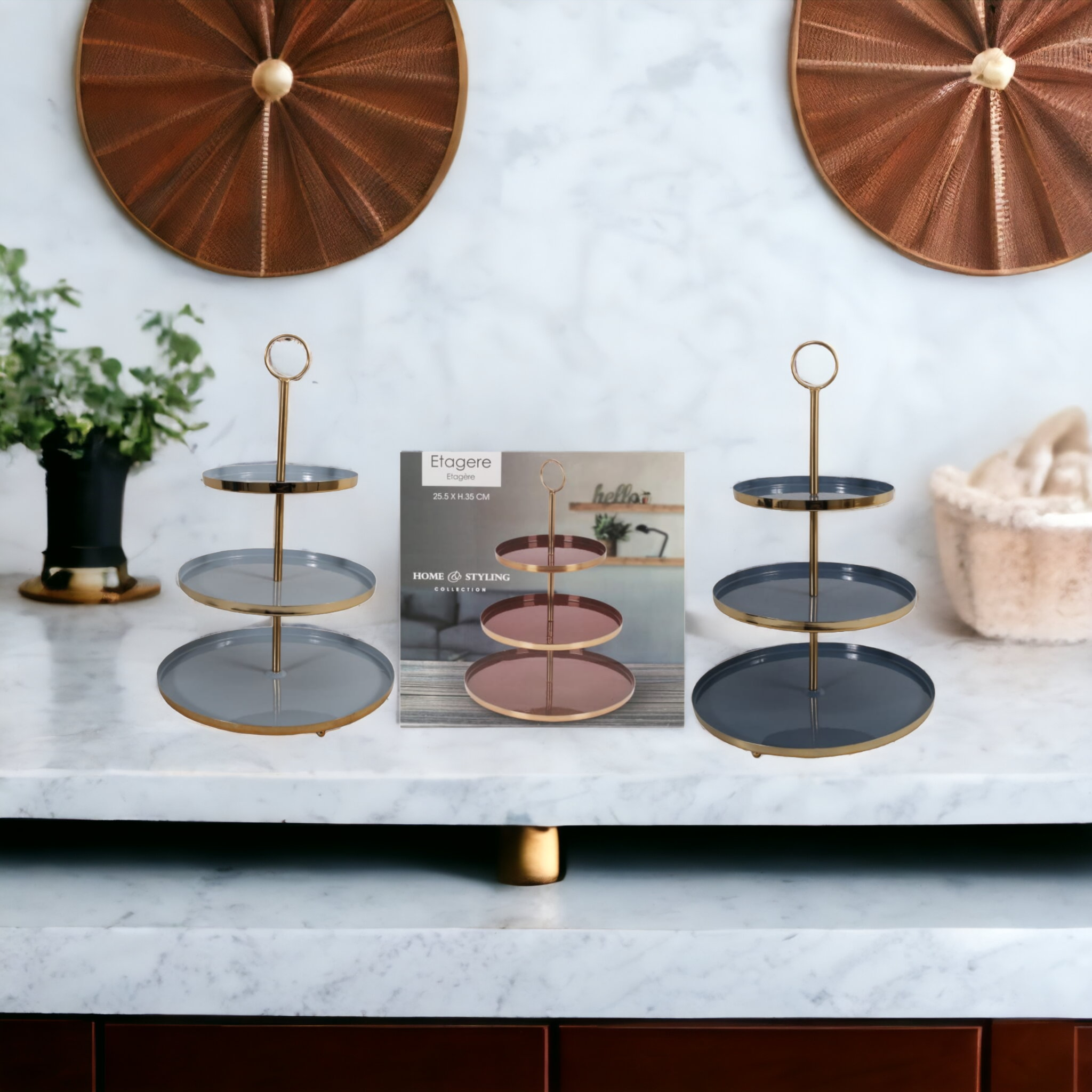 Patisserie Cake Server Stand 3 Tier 25.5x35cm