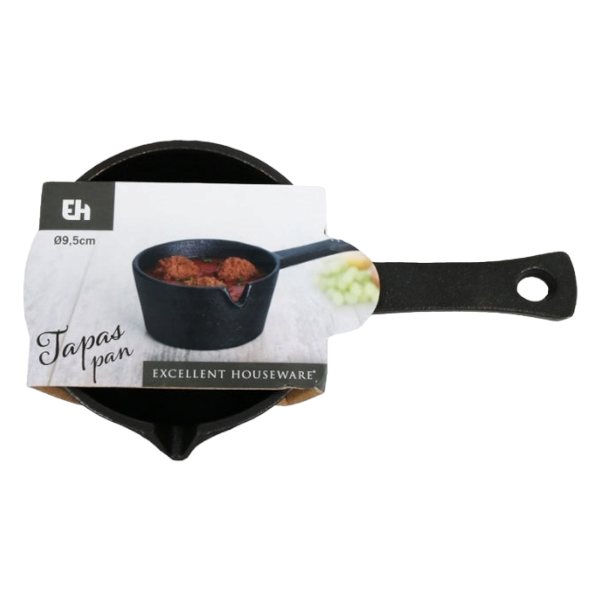 Tapas Metal Cast Iron Sauce Pan 17x10.5x5cm 13154