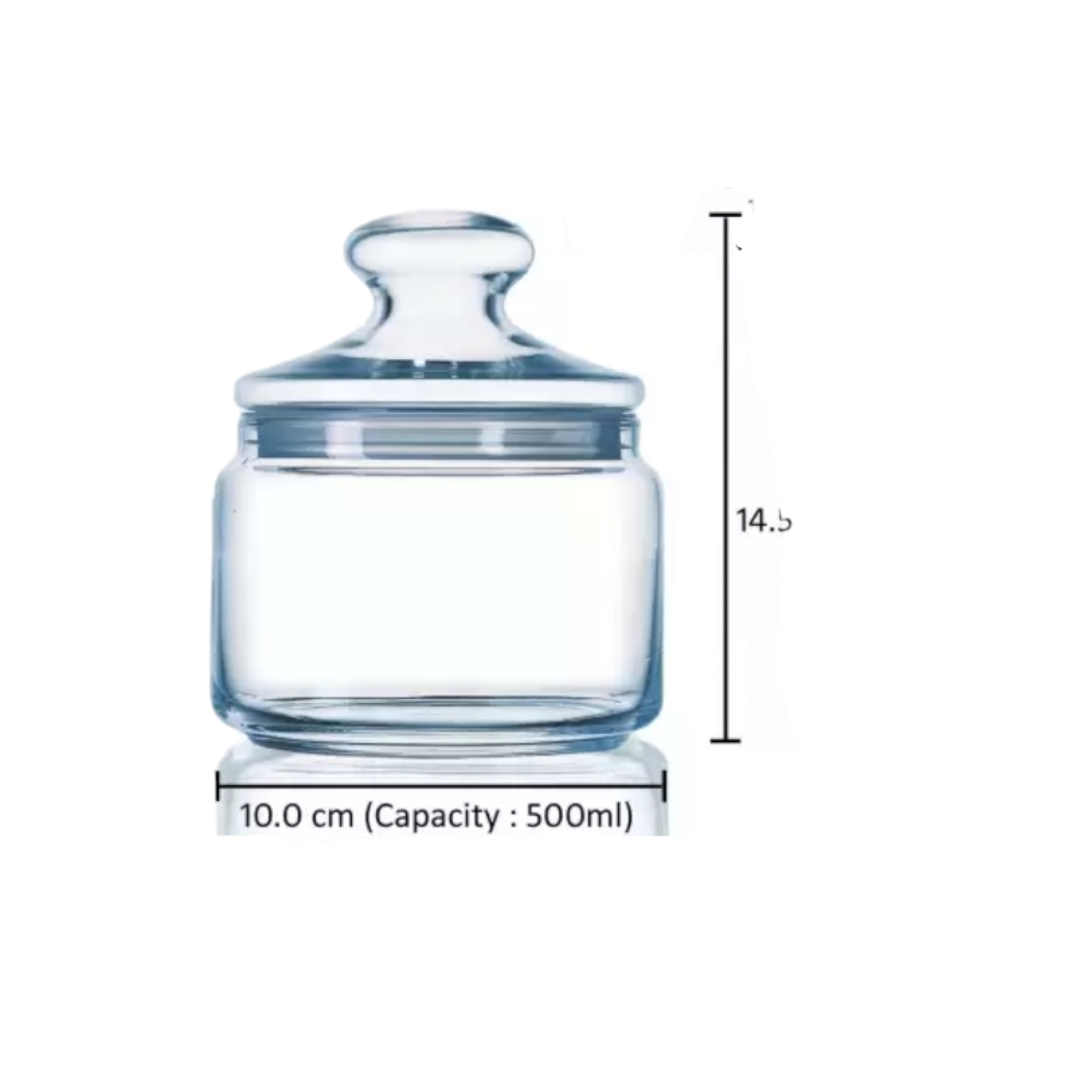 Luminarc Pot Club Glass Storage Jar 500ml 38133