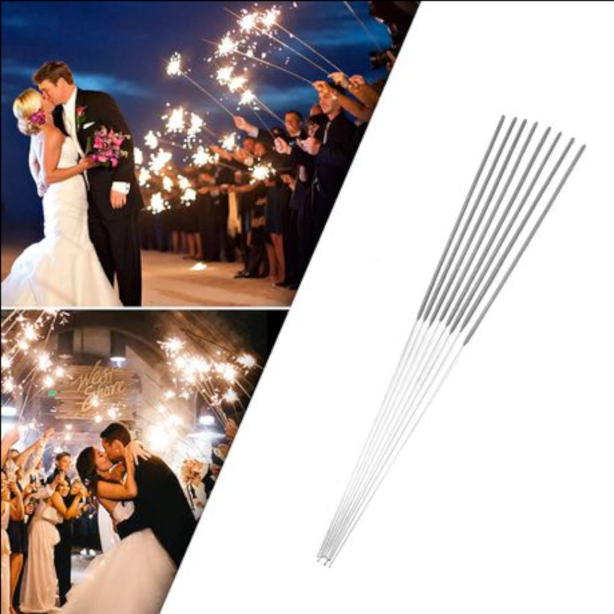 Party Sparklers Gold 10inch 6pc