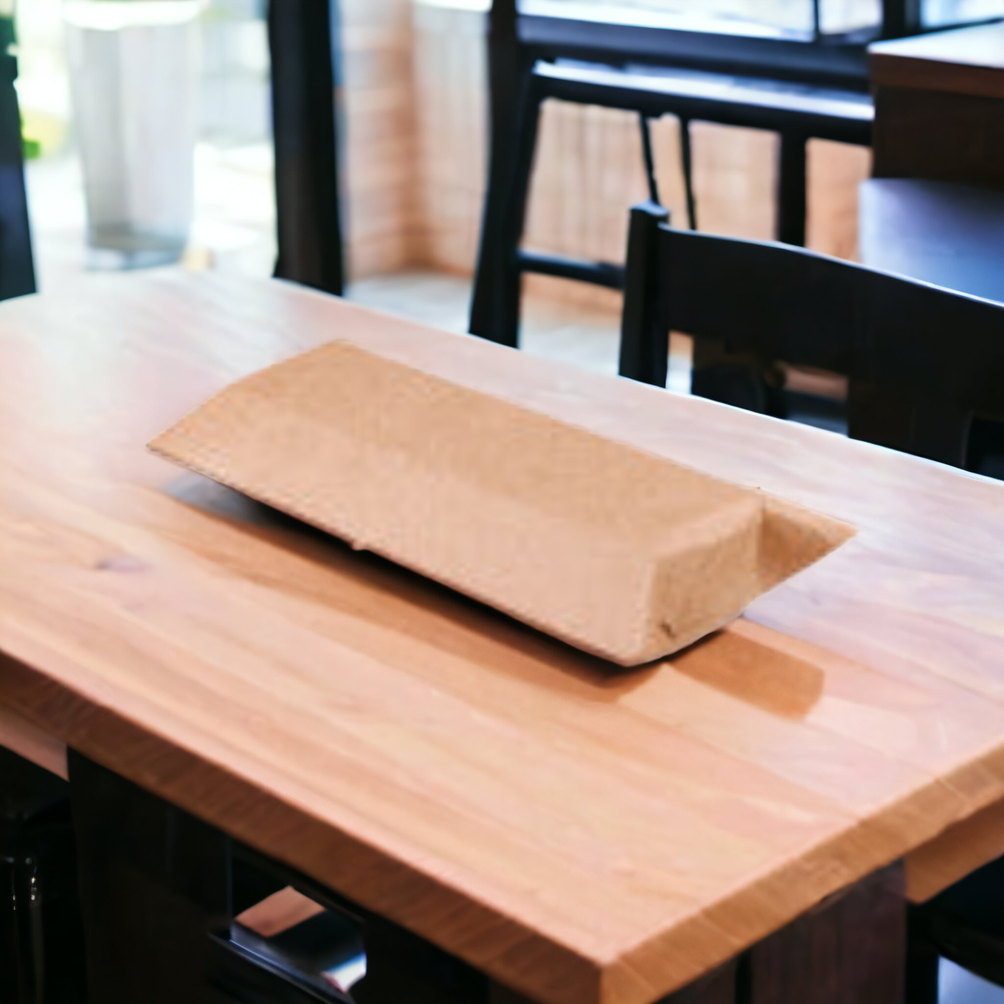 Kraft Paper Long Wrap Box Closed with Middle Tear 21x10x+4cm 10Pack