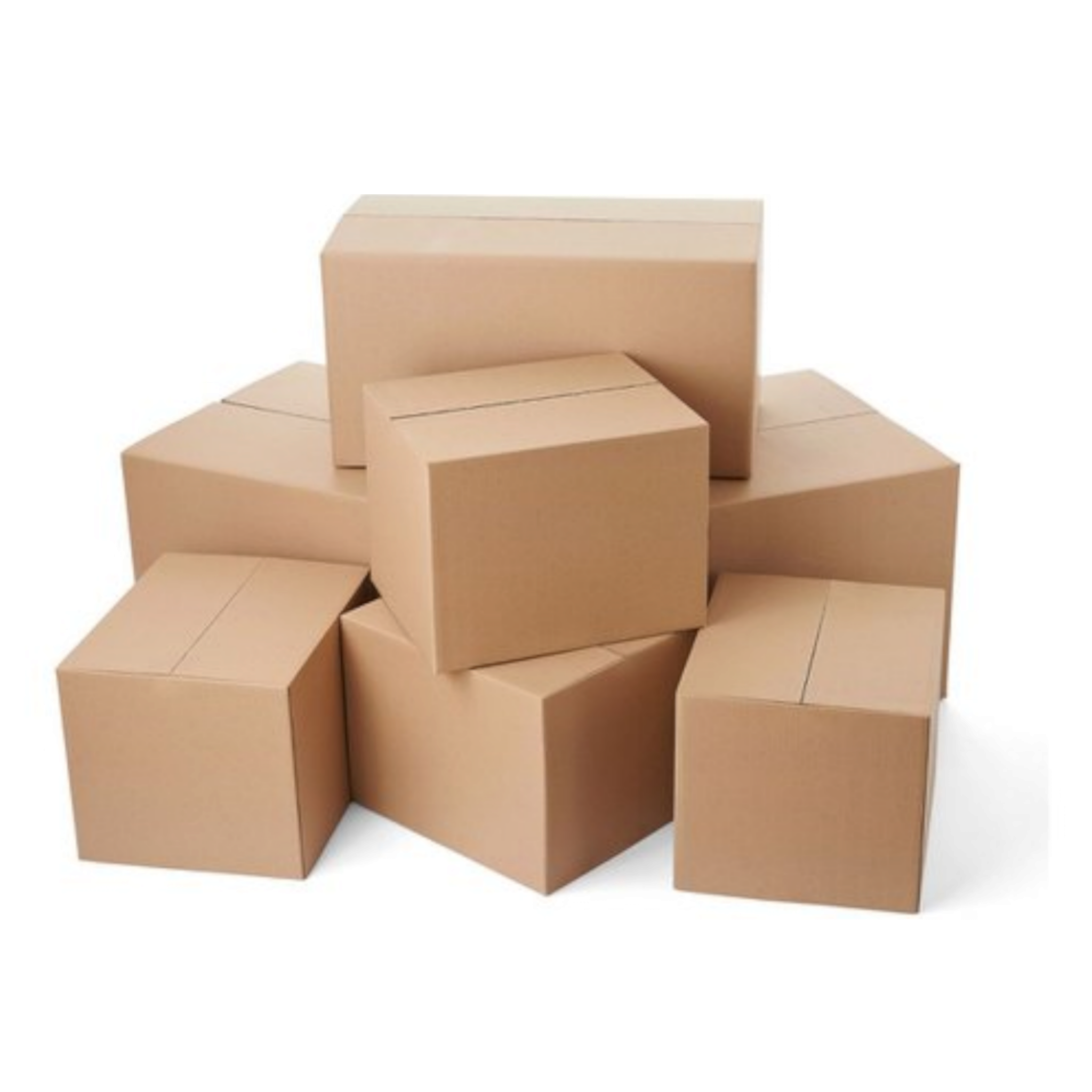 Corrugated Box 450x450x500mm 20kg DWB-STK7 4-UP Die Cut - Double Wall