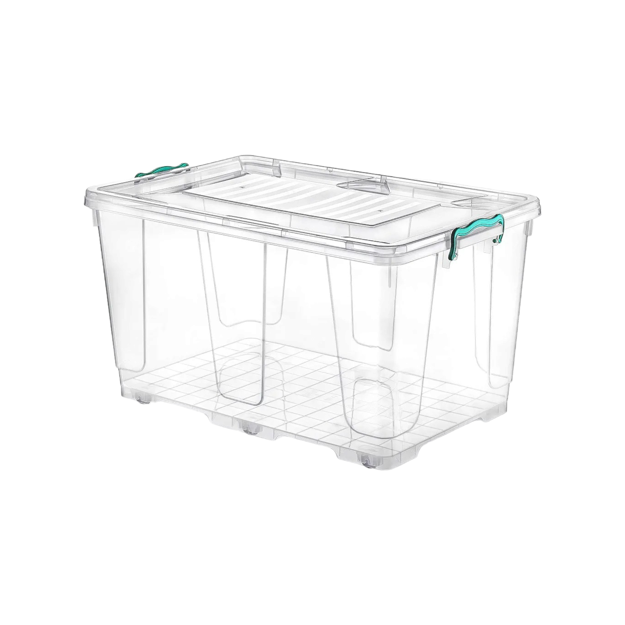 Hobby Life Multi Box 80L Rectangular Utility Storage Container with Clip Lock Lid 021160