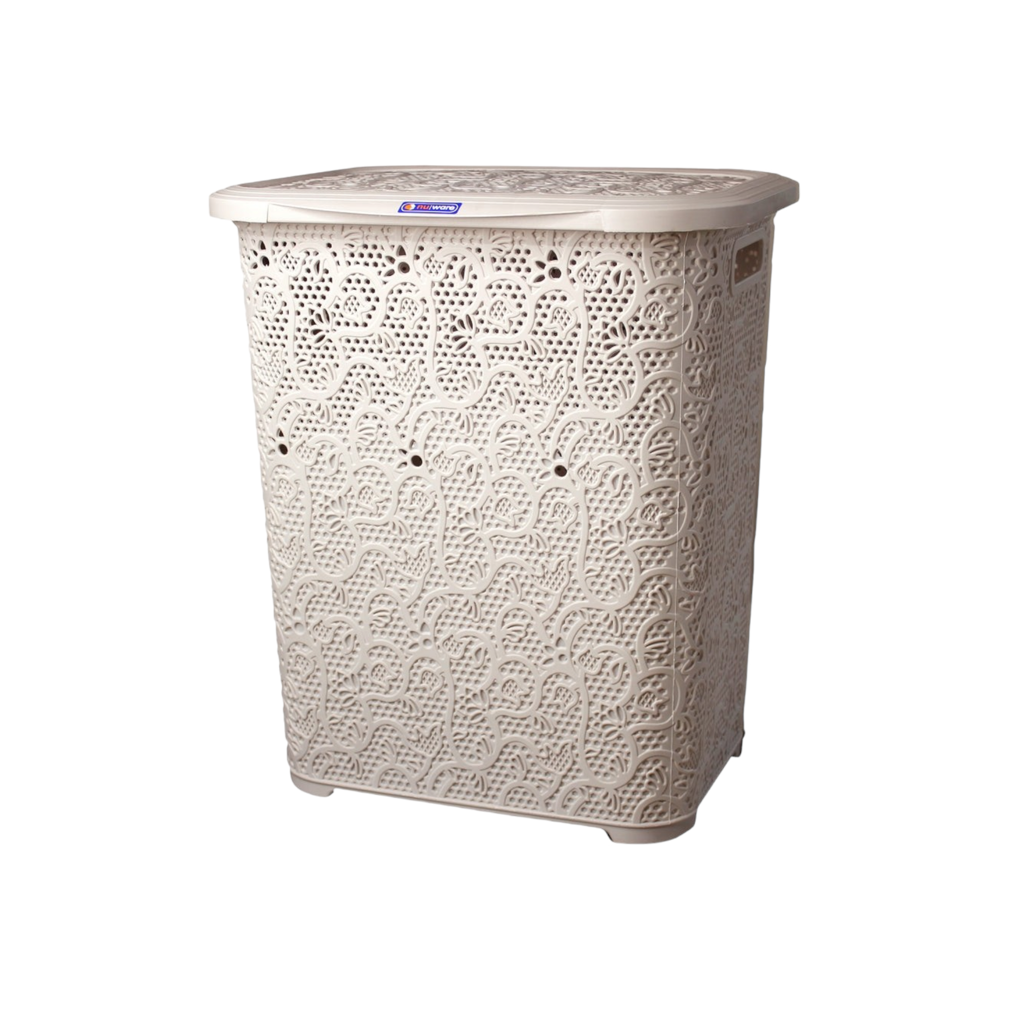 Elegant Lace Laundry Linen Bin Basket 45L Nu Ware