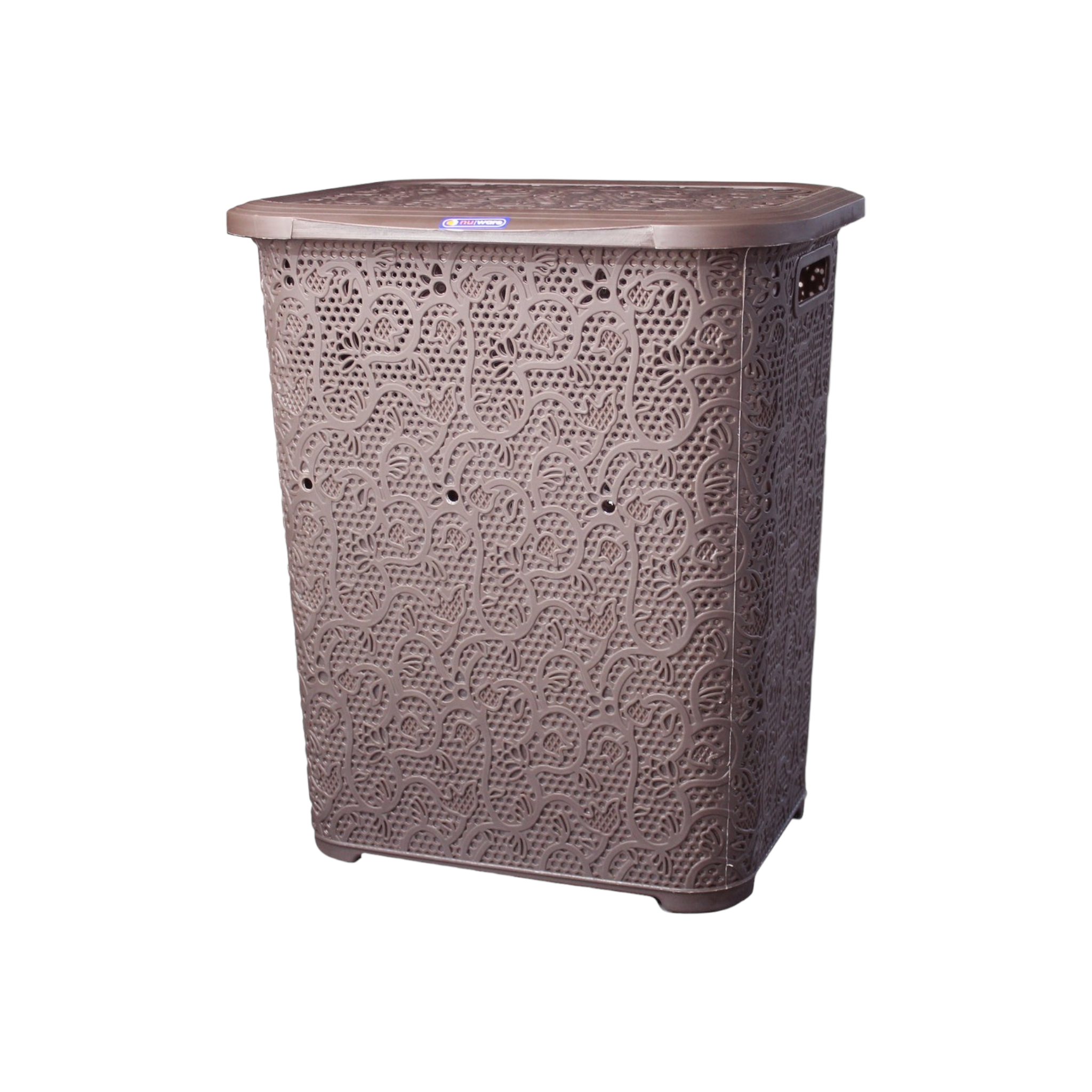 Elegant Lace Laundry Linen Bin Basket 45L Nu Ware