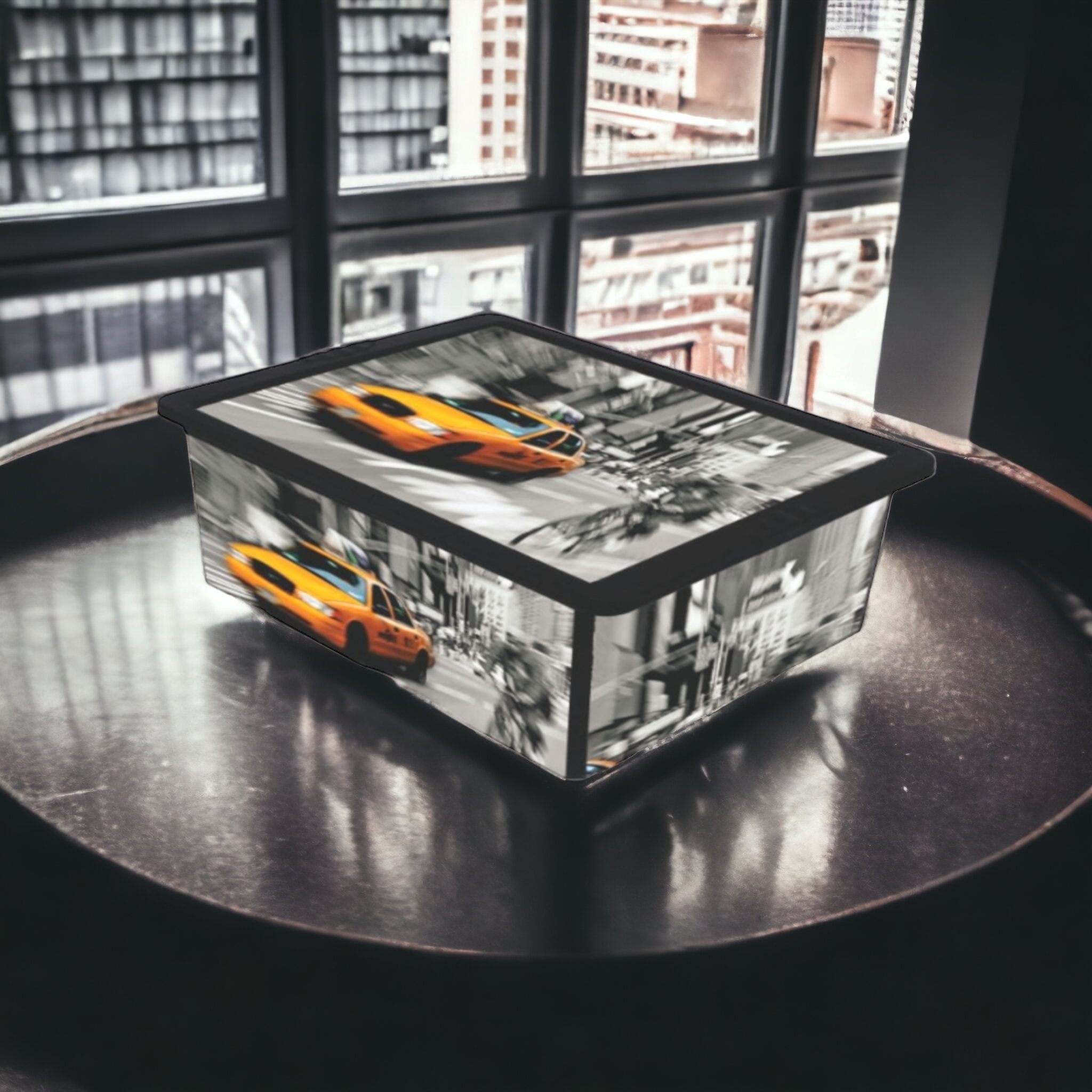 Nu Ware 17L Storage Container New York Patterned