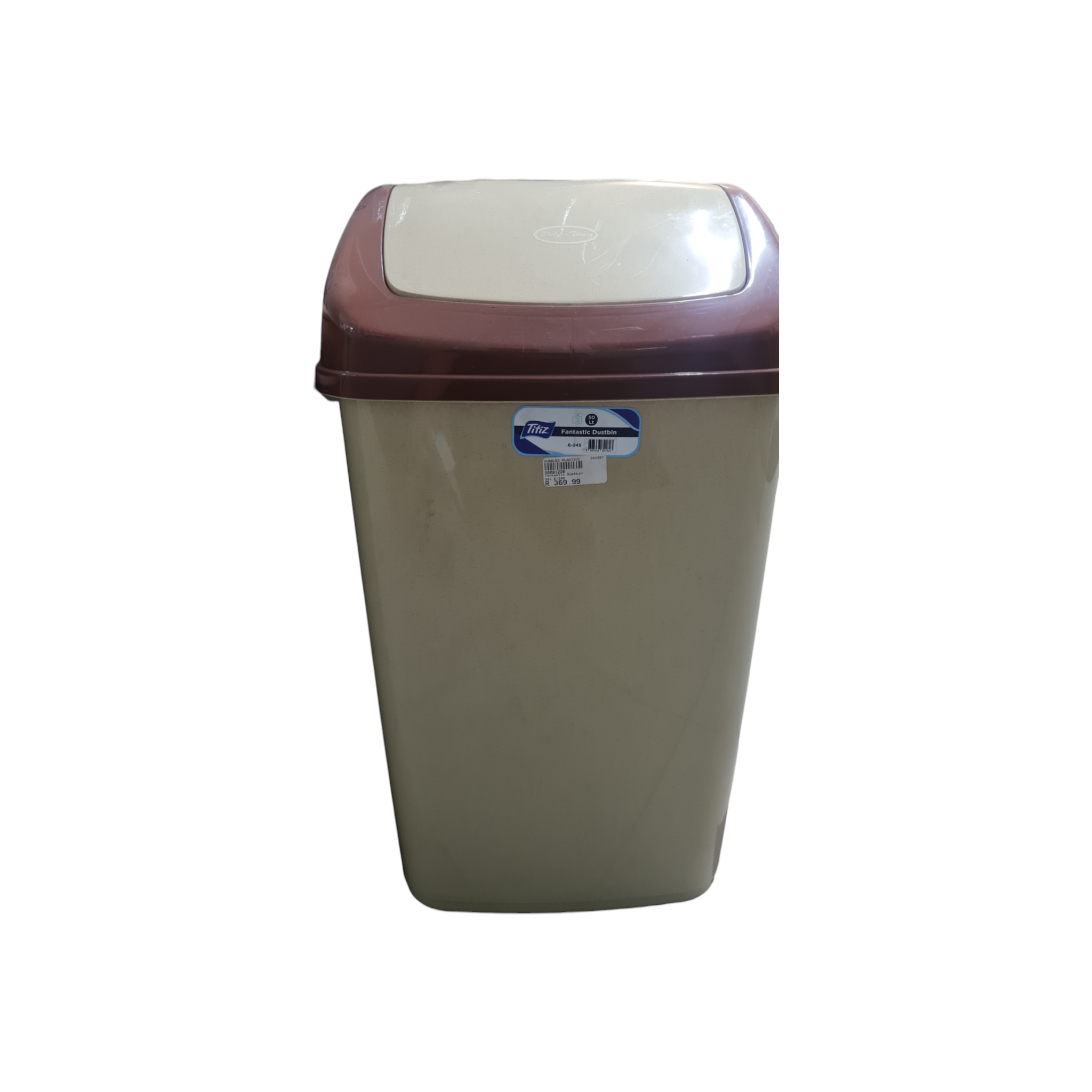 Titiz Fantastic 50L Waste Bin Swing Lid E-245